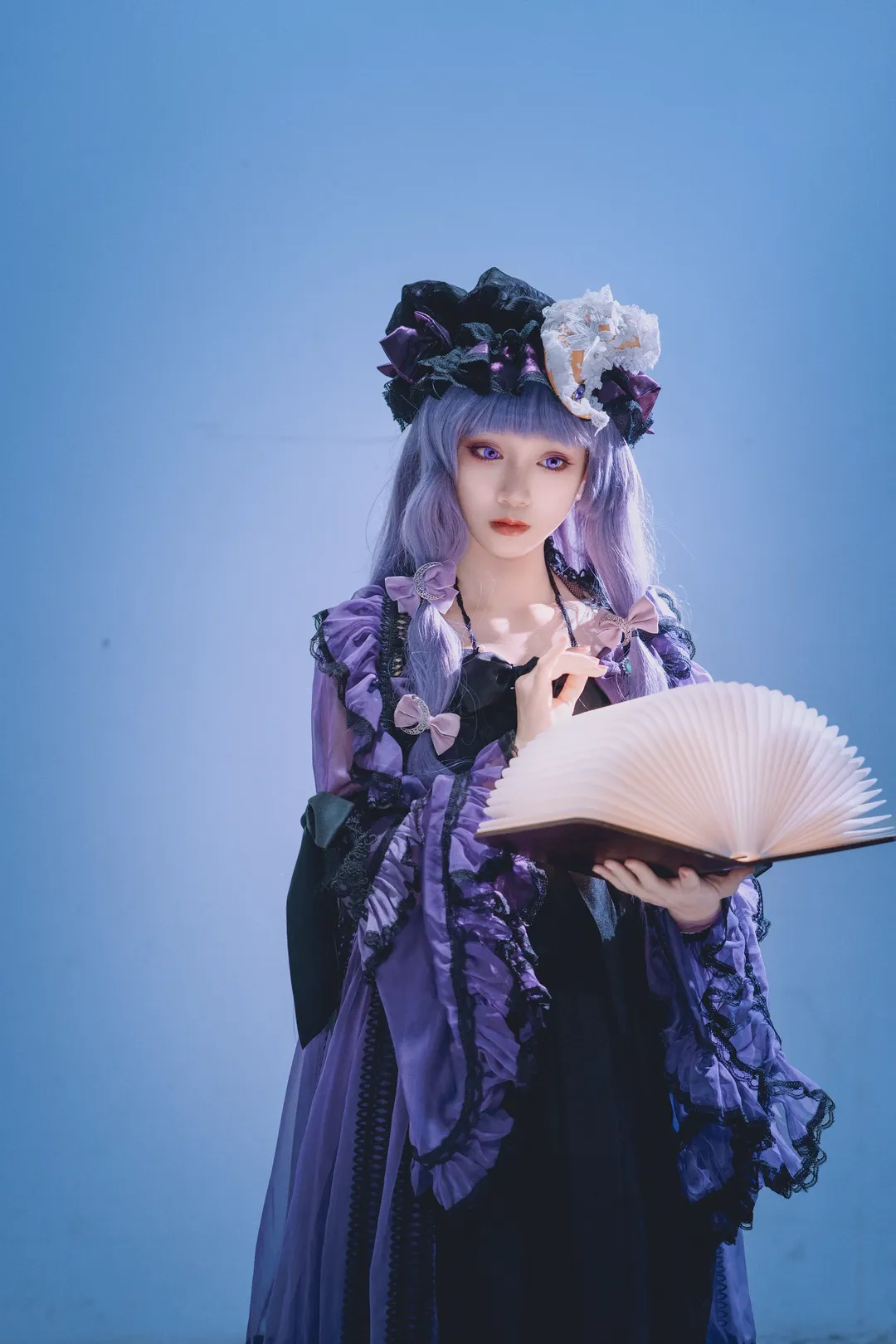 【帕秋莉cos】东方Project里安静看书的魔法使 - 第 3 张