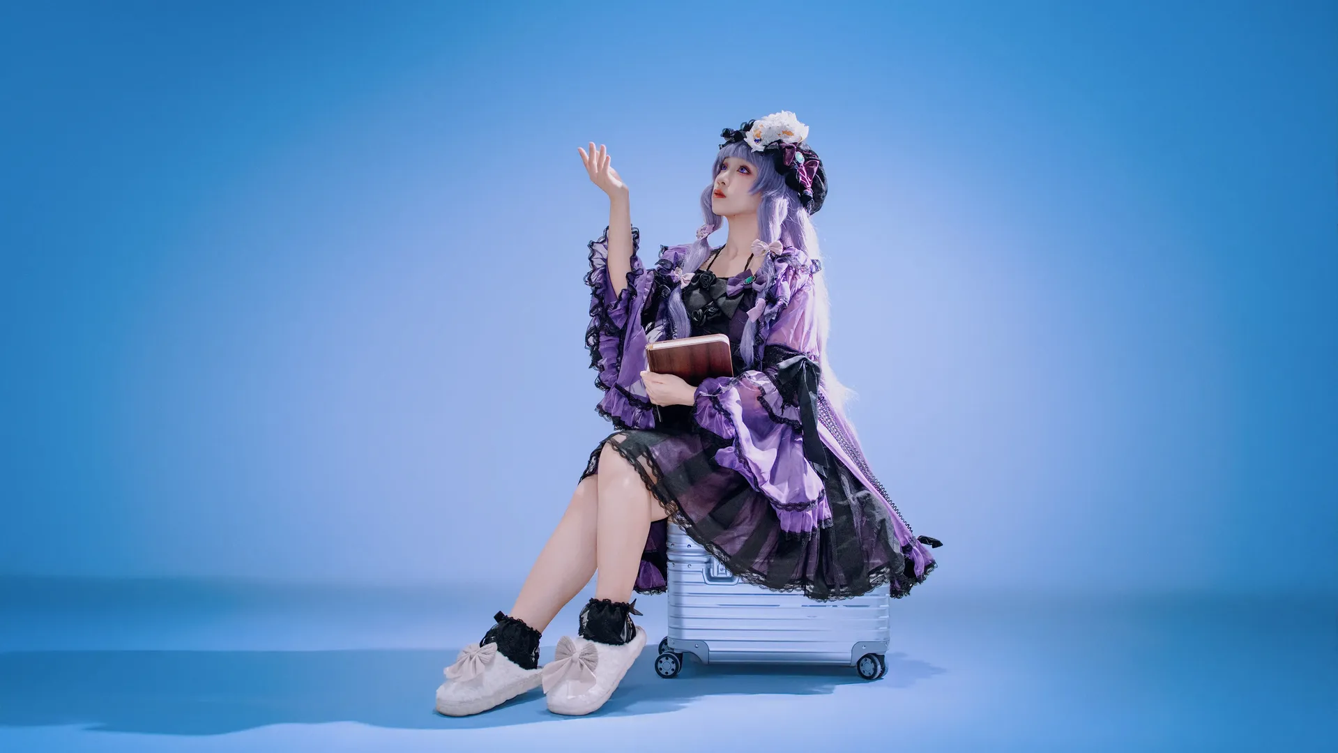 【帕秋莉cos】东方Project里安静看书的魔法使 - 第 5 张