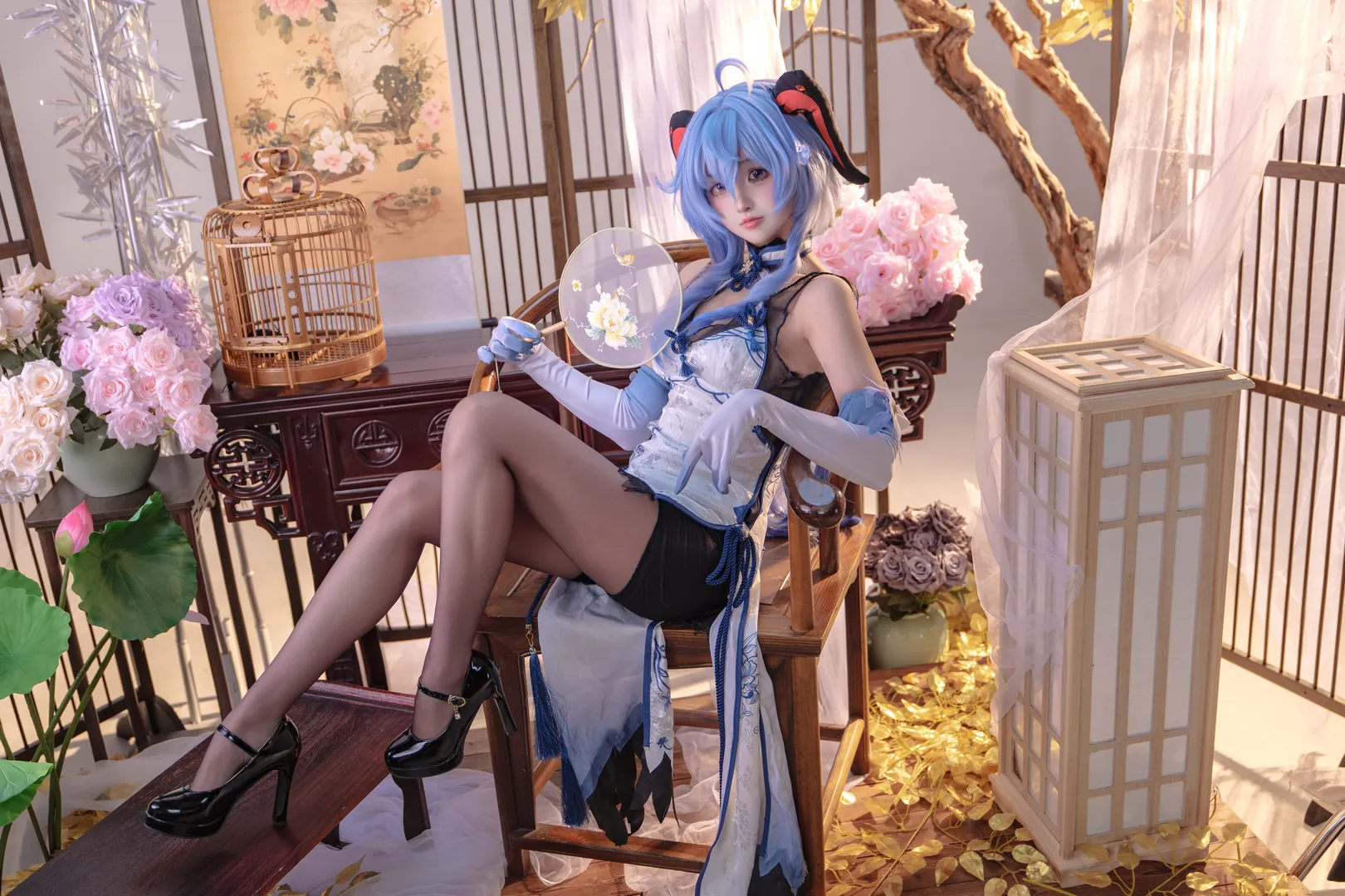 【甘雨cos】璃月的烟火人间，宅家拍出高质感国风大片