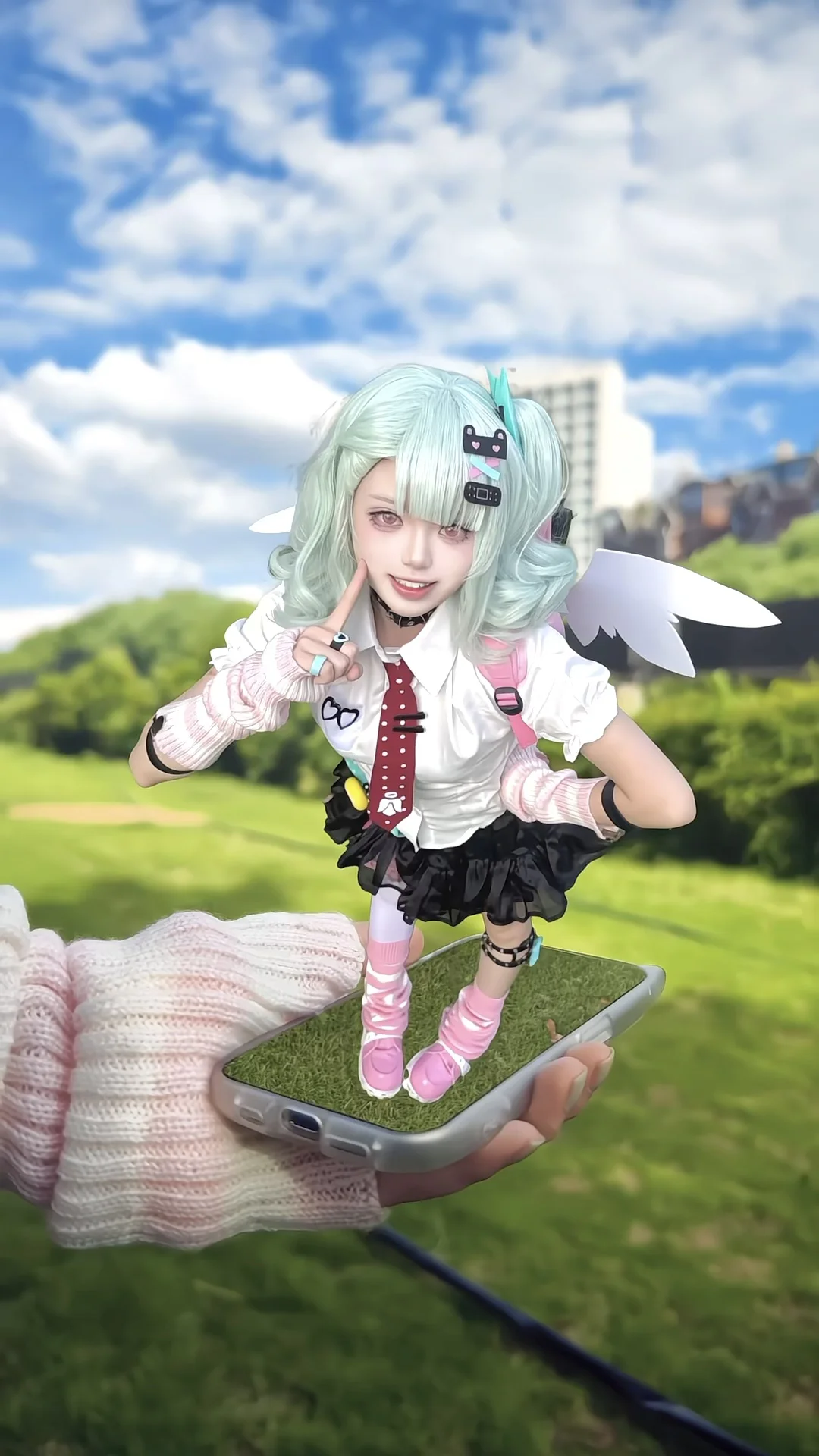 【妄想天使cos】绝区零里的小偶像，今天飞出手机屏幕啦