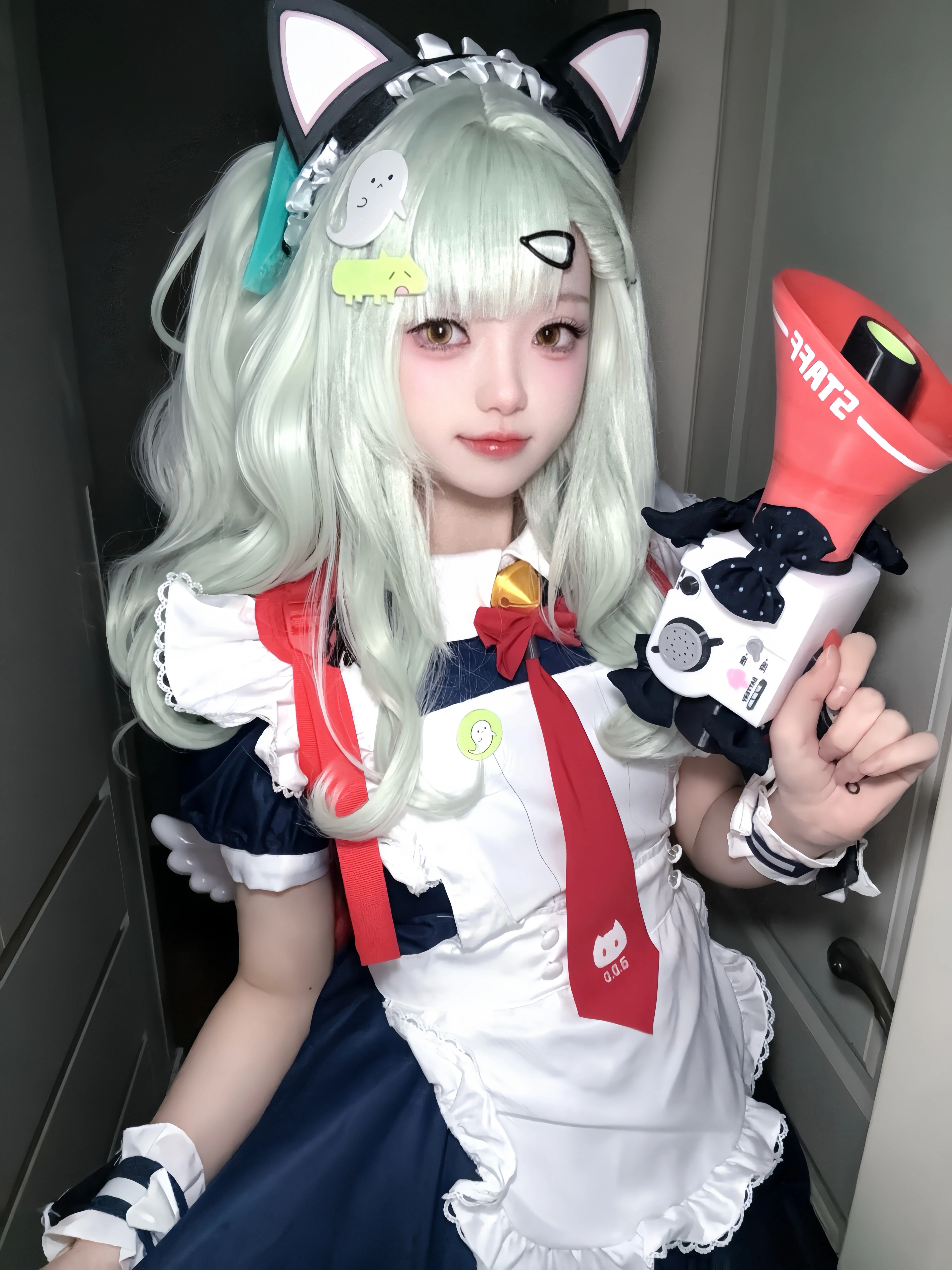 【千夏cos】绝区零女仆版皮肤手搓实录 - 第 3 张