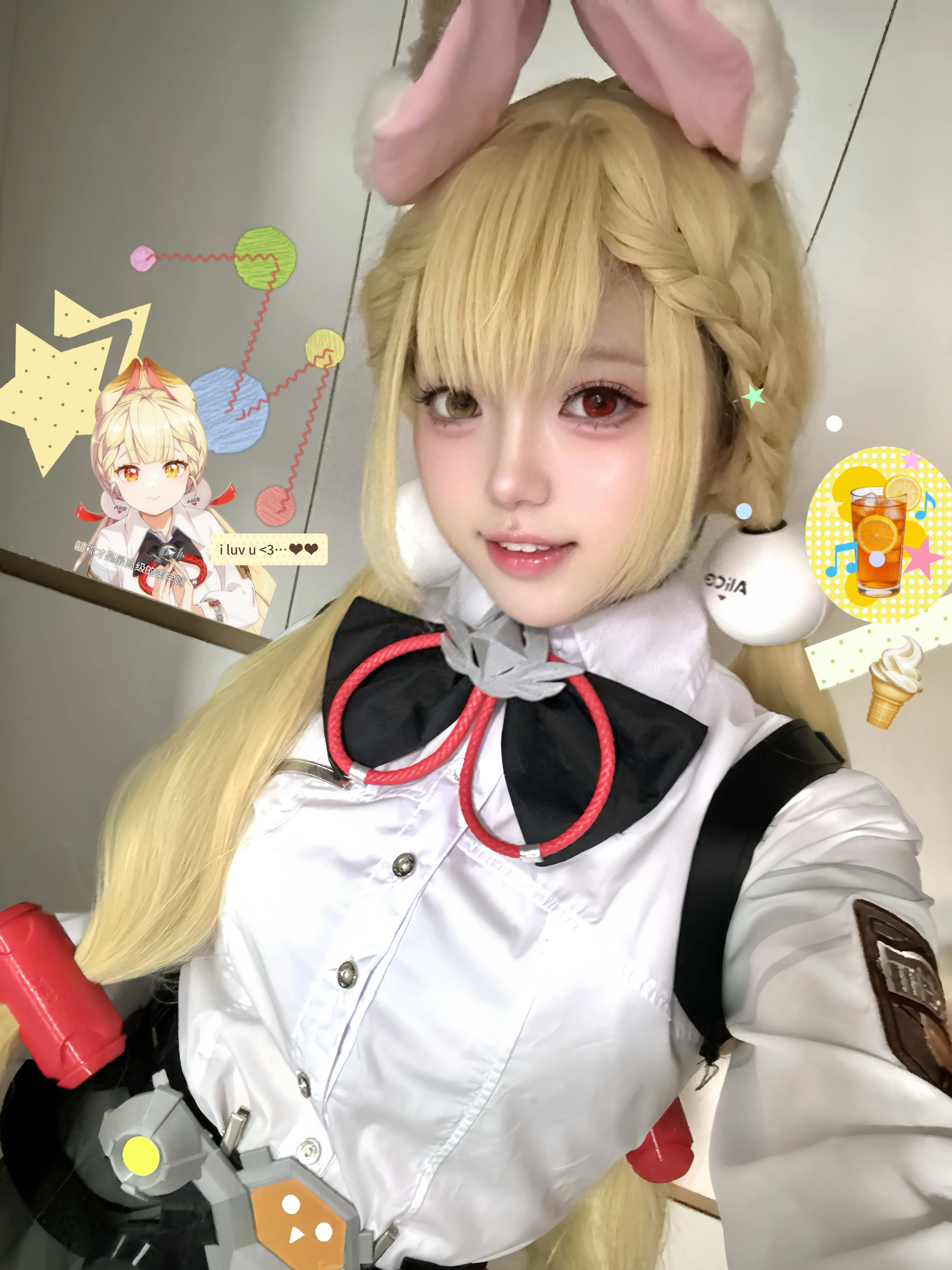【爱丽丝cos】绝区零爱丽丝，对称美学与兔耳的战术少女 - 第 1 张