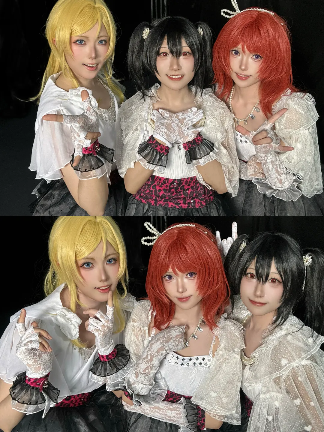 [Maki Nishikino cosplay] Fulfilling the Dream BiBi Stage Outfits Alongside Yazawa Nico cosplay and Ayase Eli cosplay - Image 1