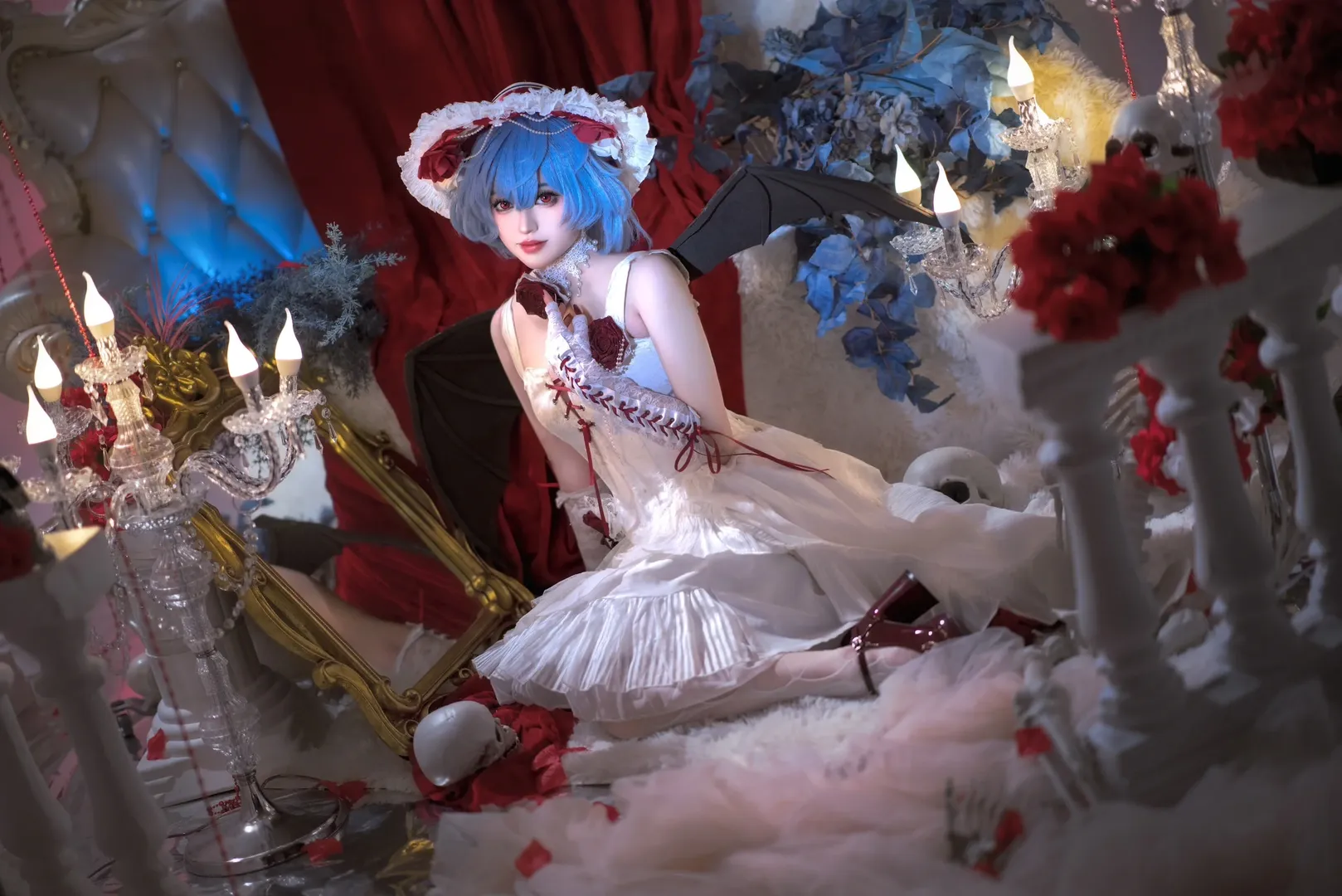 【蕾米莉亚cos】东方Project永远鲜红的幼月私设