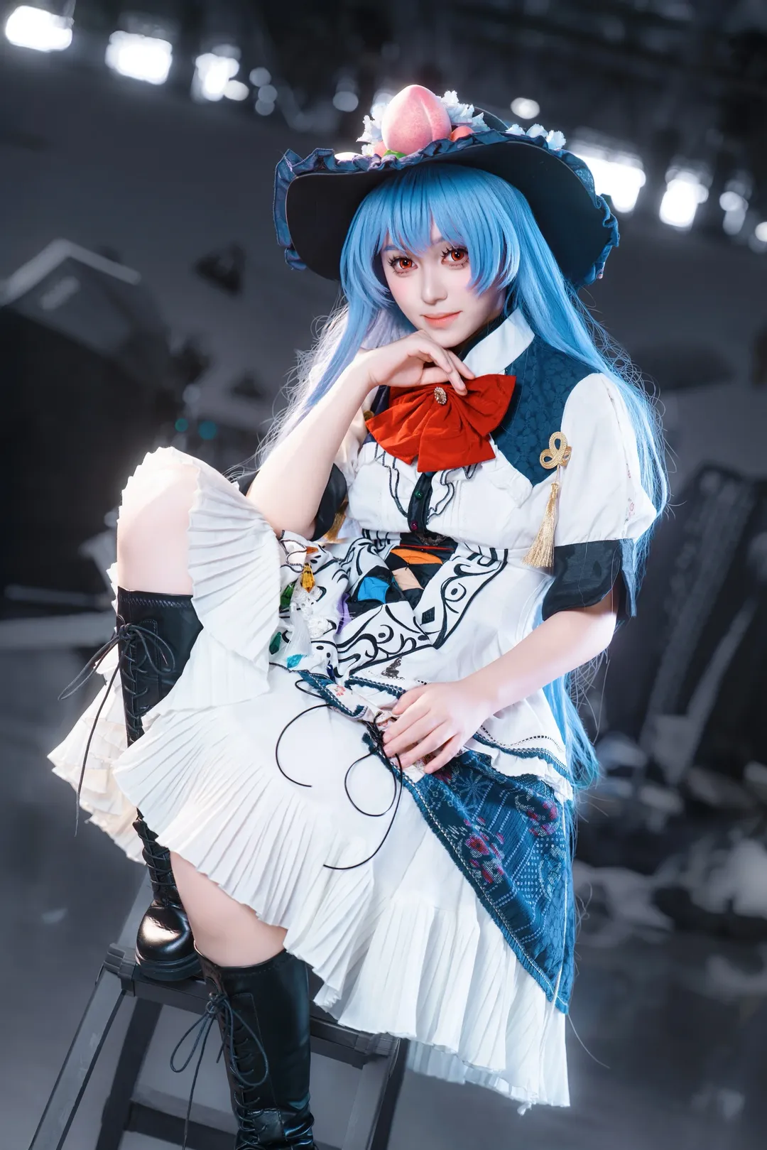 【比那名居天子cos】东方project中的有顶天人，展现优雅与傲娇