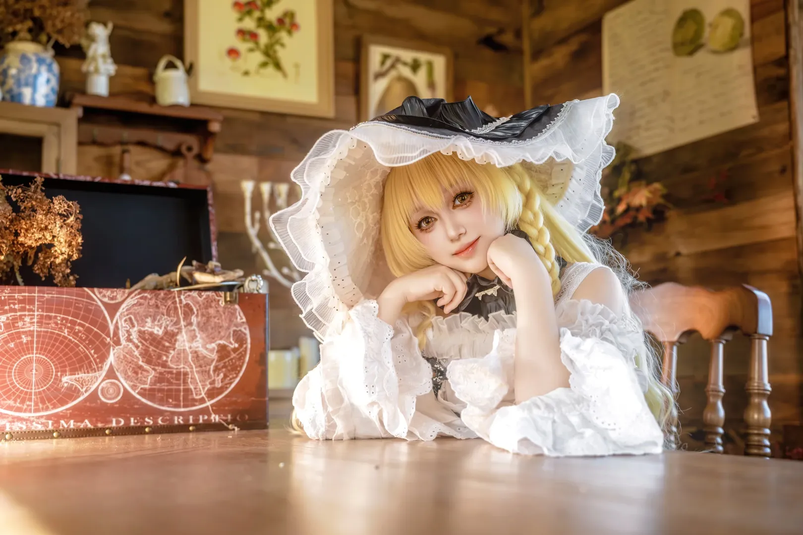 【雾雨魔理沙cos】东方Project的魔法使，木屋里的复古研究日 - 第 2 张