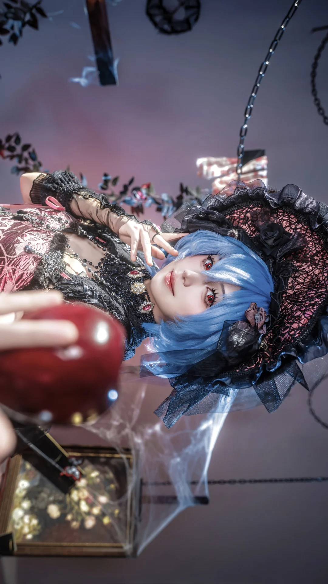 【蕾米莉亚cos】东方project的BAD APPLE暗黑哥特风 - 第 1 张