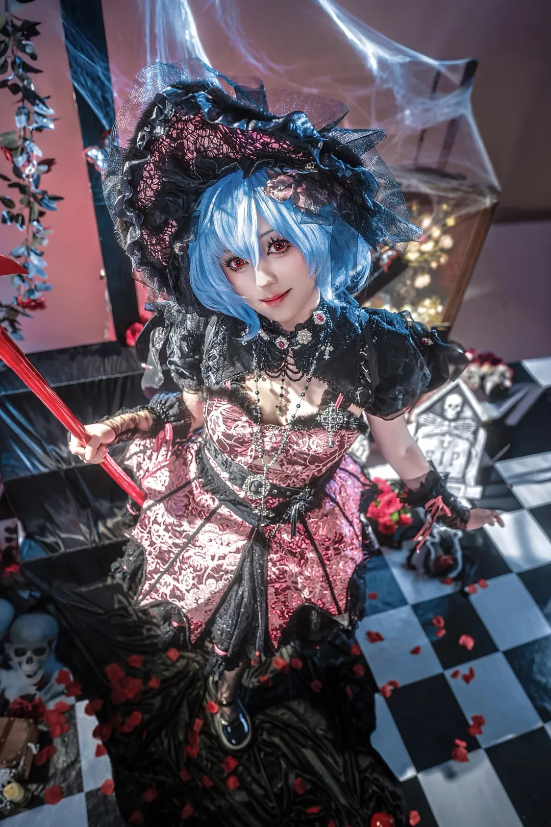 【蕾米莉亚cos】东方project的BAD APPLE暗黑哥特风 - 第 5 张