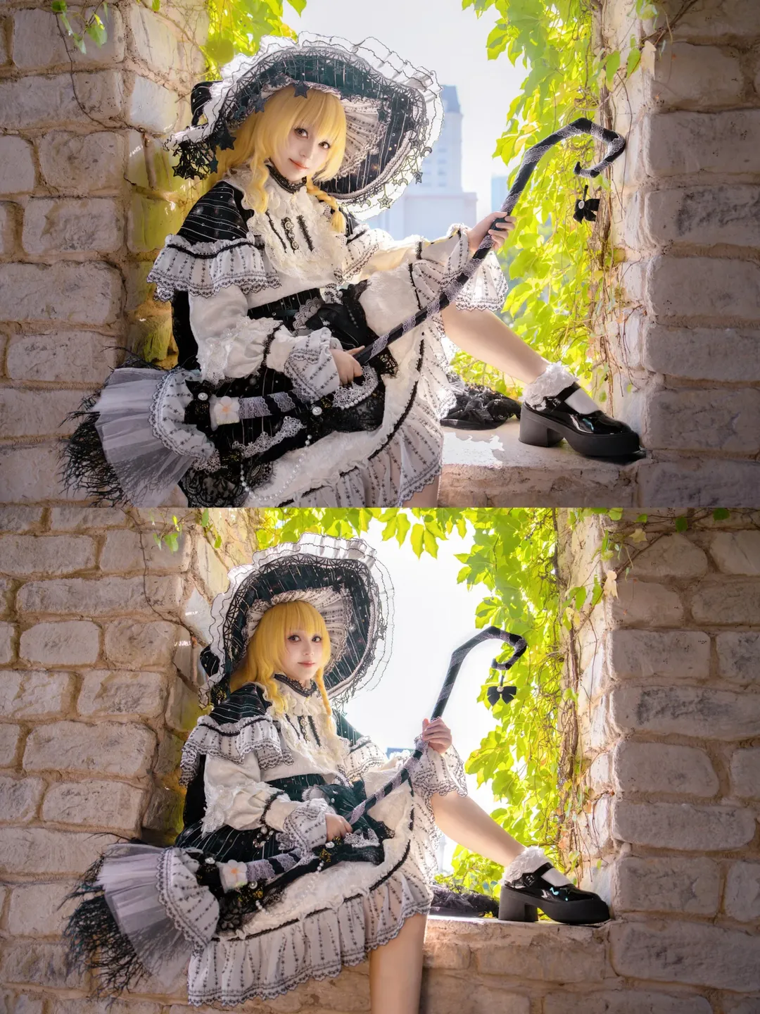 【魔理沙コスプレ】東方Project 白黒の魔法使い 撮影記録シェア - 4 枚目