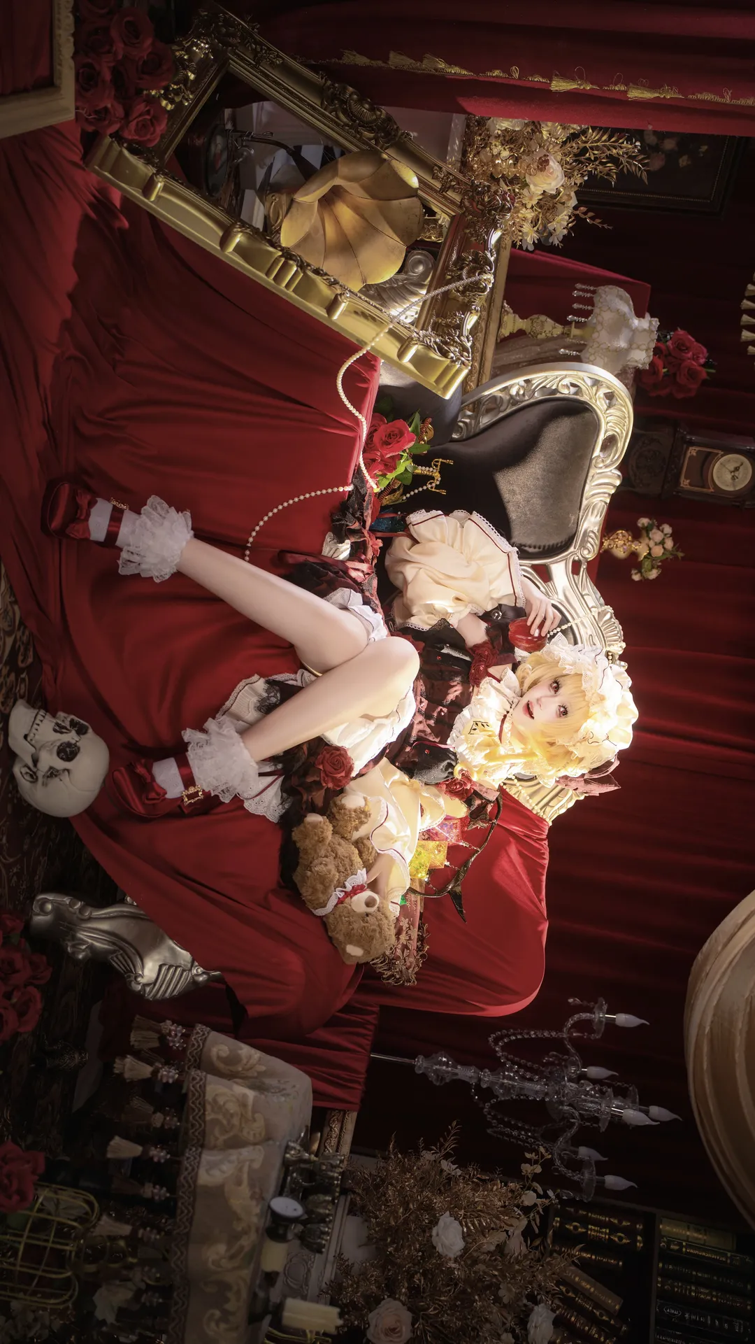 【芙兰朵露cos】东方Project，红魔馆暗黑童话里的哥特少女