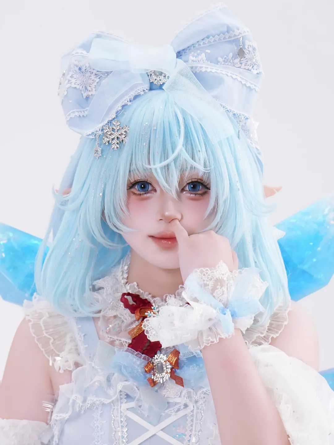 【琪露诺cos】东方Project里的冰之妖精，这套清冷又软萌的造型记录