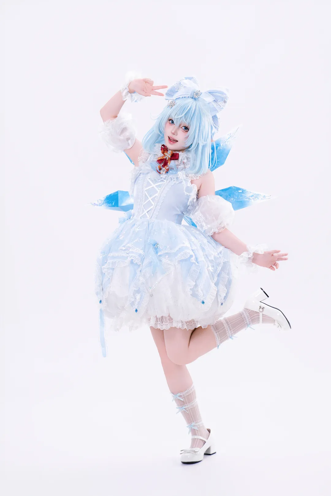【琪露诺cos】东方Project的冰之妖精，真实还原透明感