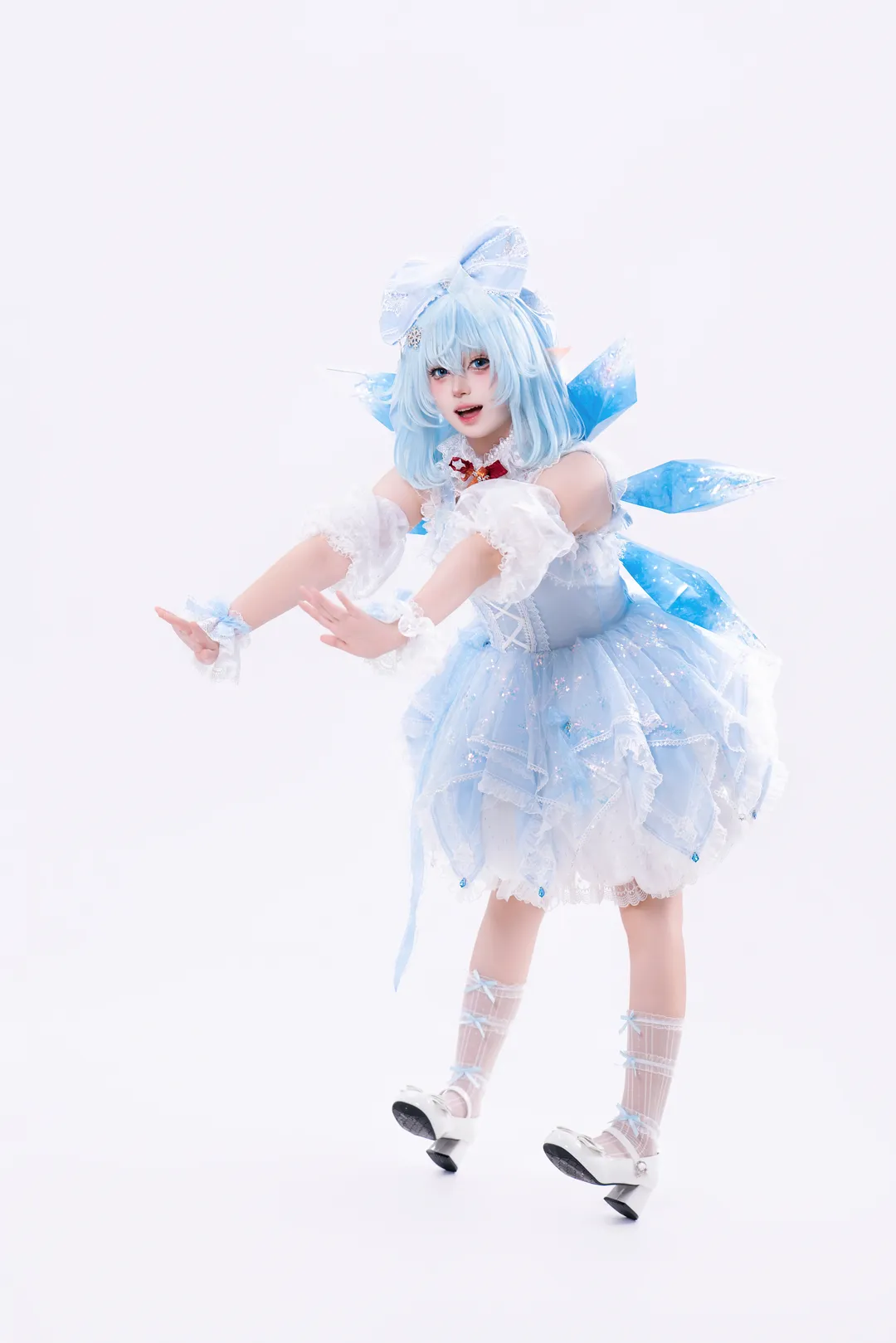 【琪露诺cos】东方Project的冰之妖精，真实还原透明感 - 第 2 张