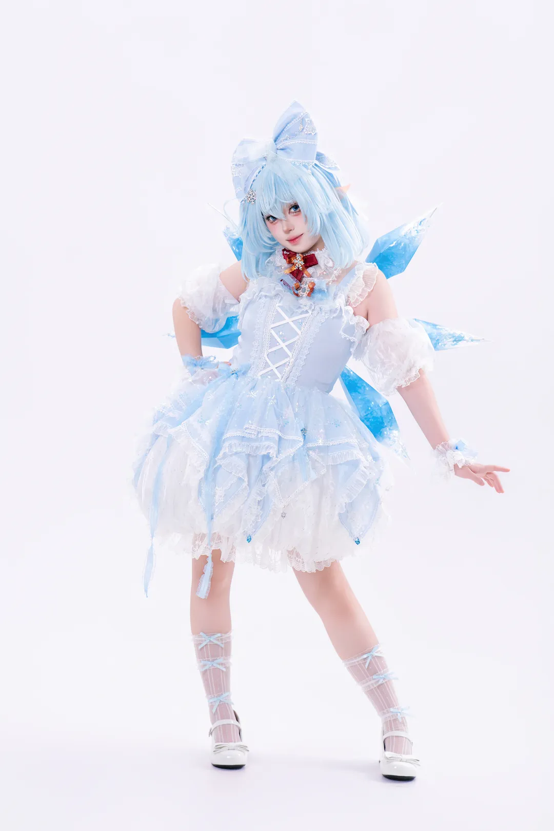 【琪露诺cos】东方Project的冰之妖精，真实还原透明感 - 第 4 张