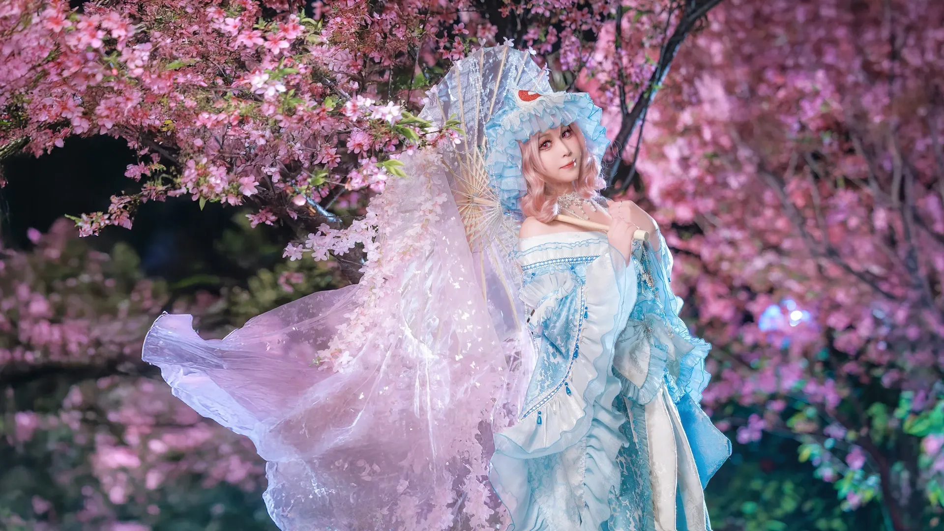 【西行寺幽幽子cos】东方project夜樱拍摄手记 - 第 3 张