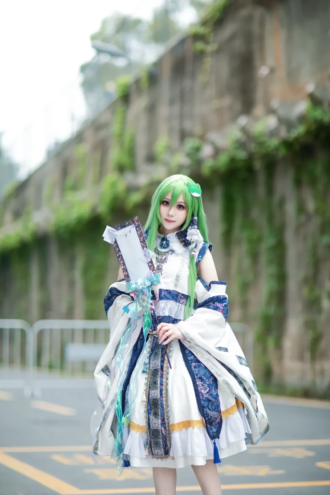 【东风谷早苗cos】东方project的巫女修行日 - 第 4 张
