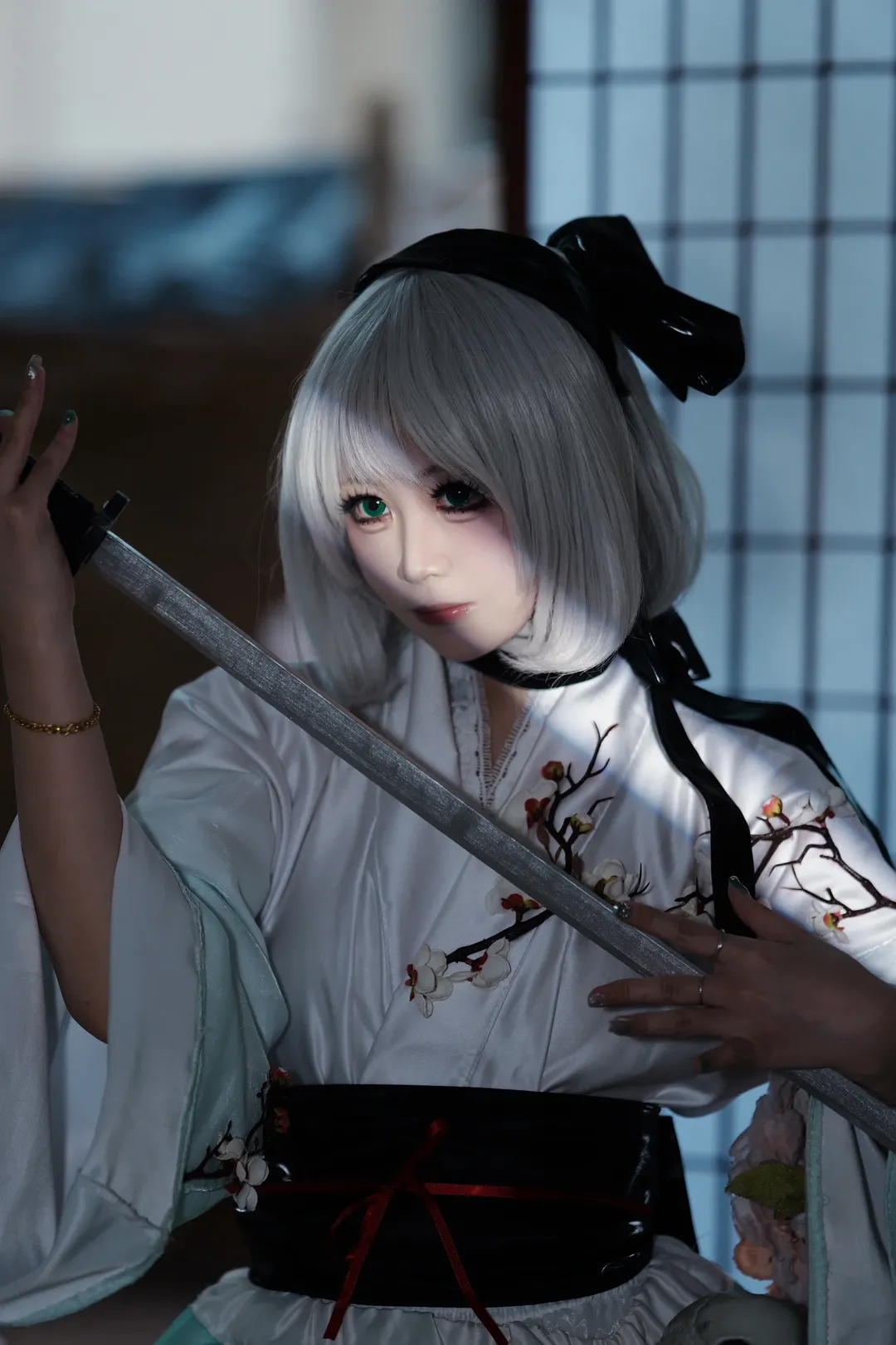【魂魄妖梦cos】东方project中双刀流与和服的一瞬 - 第 1 张