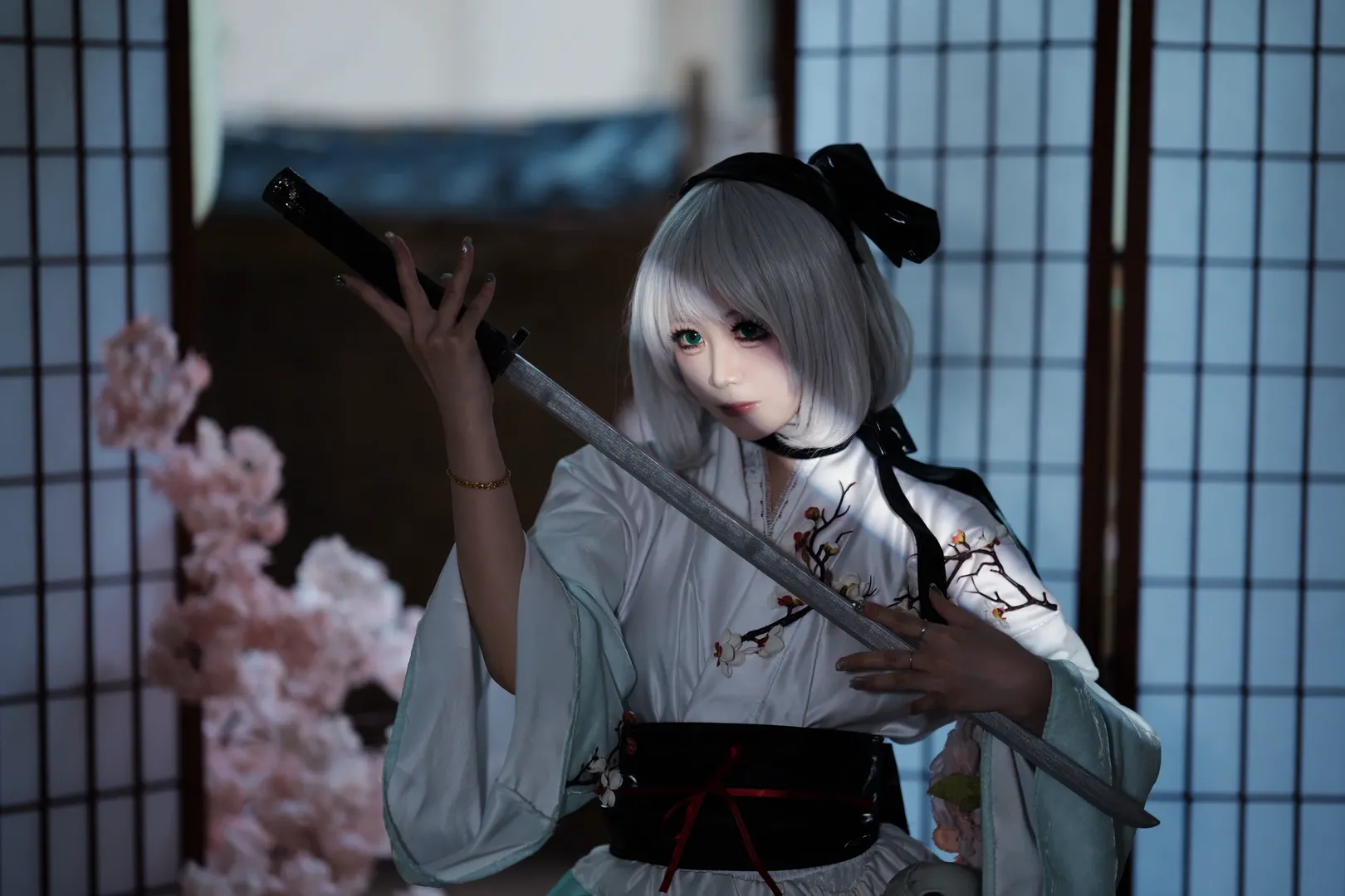 【魂魄妖梦cos】东方project中双刀流与和服的一瞬 - 第 2 张