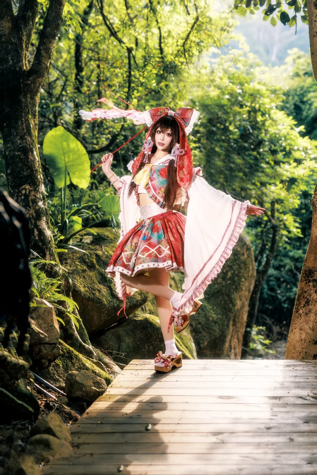 【博丽灵梦cos】深山里的妖怪退治日常