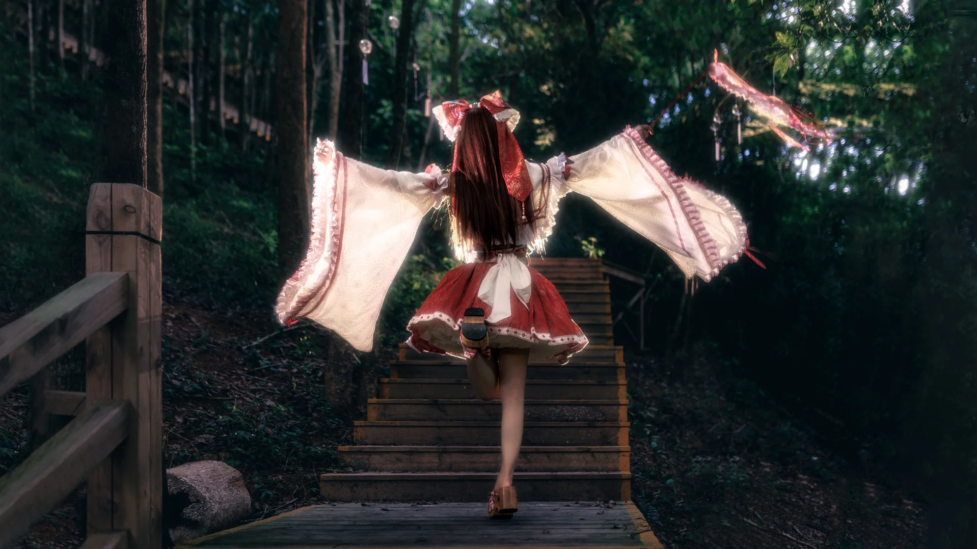 【博丽灵梦cos】深山里的妖怪退治日常 - 第 7 张