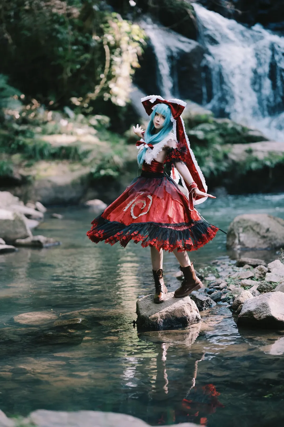 【键山雏cos】东方Project红蓝色彩的户外主题拍摄分享 - 第 2 张
