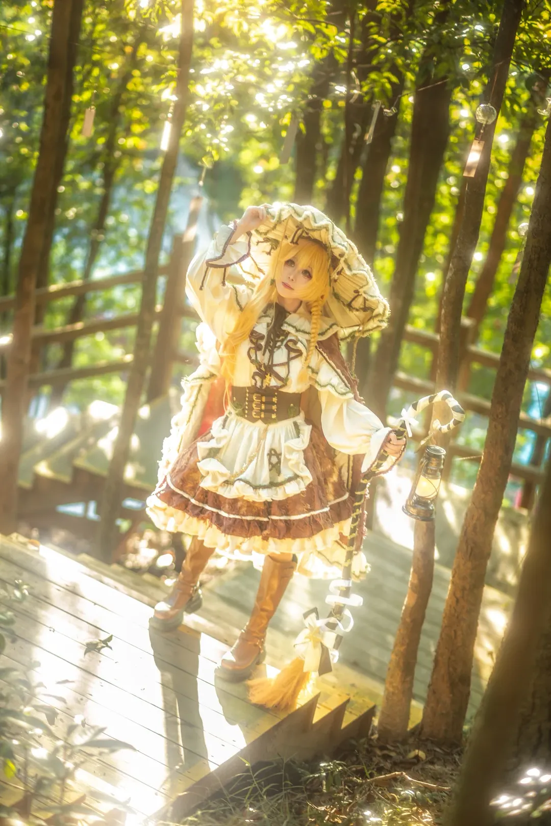 【雾雨魔理沙cos】东方project森林拍照的碎碎念