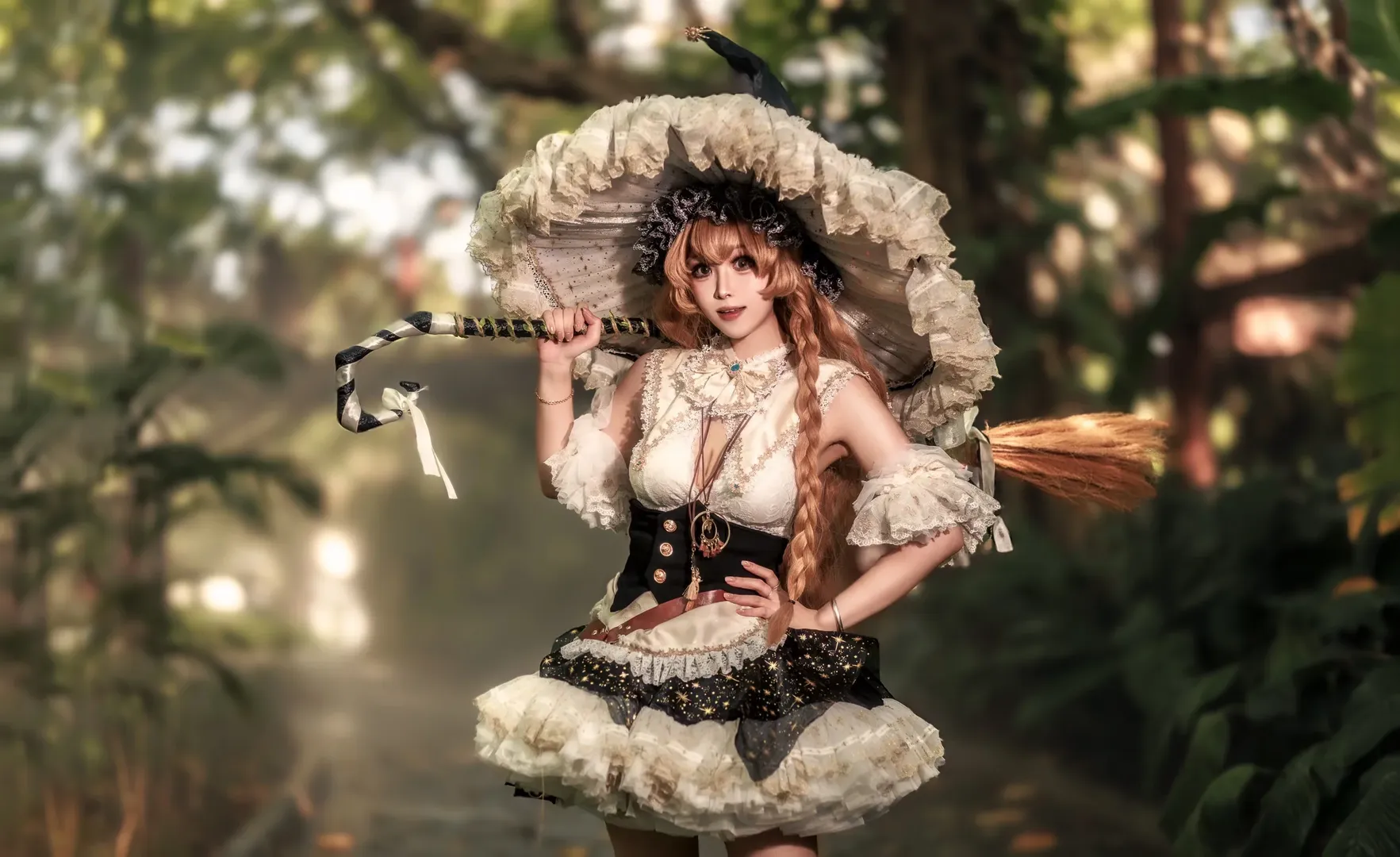 【雾雨魔理沙cos】异变就交给我吧，绝对不能搞砸的森林专场 - 第 2 张