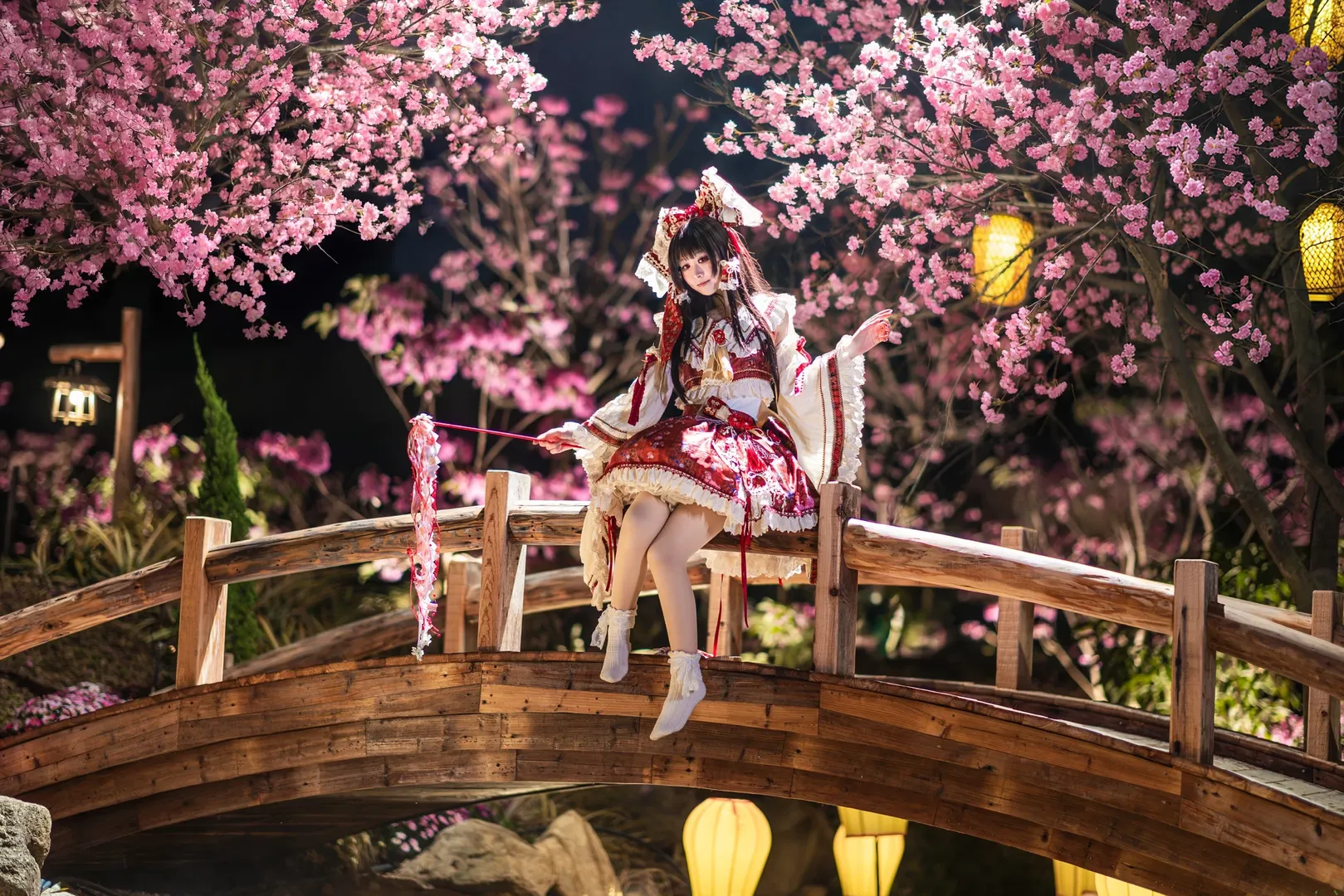 【博丽灵梦cos】冻成冰棍也要出的东方project红白经典 - 第 3 张