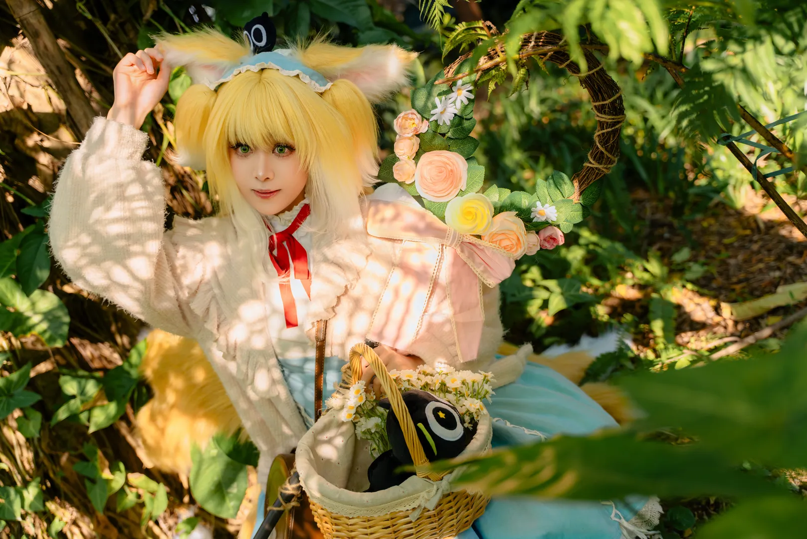 【铃兰cos】漫步在明日方舟的治愈春日林间