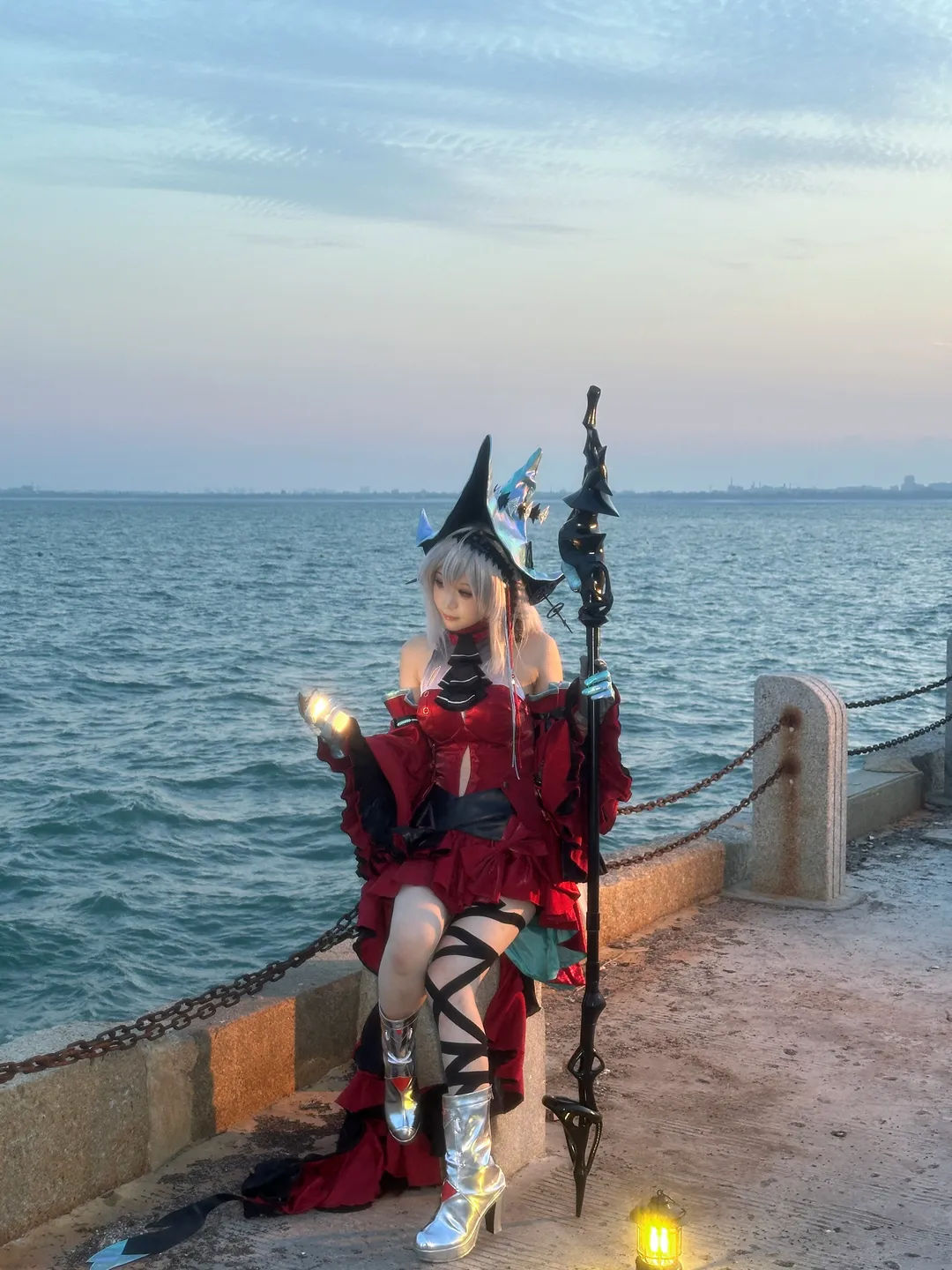 【浊心斯卡蒂cos】明日方舟相变临界，海风中的静谧 - 第 6 张