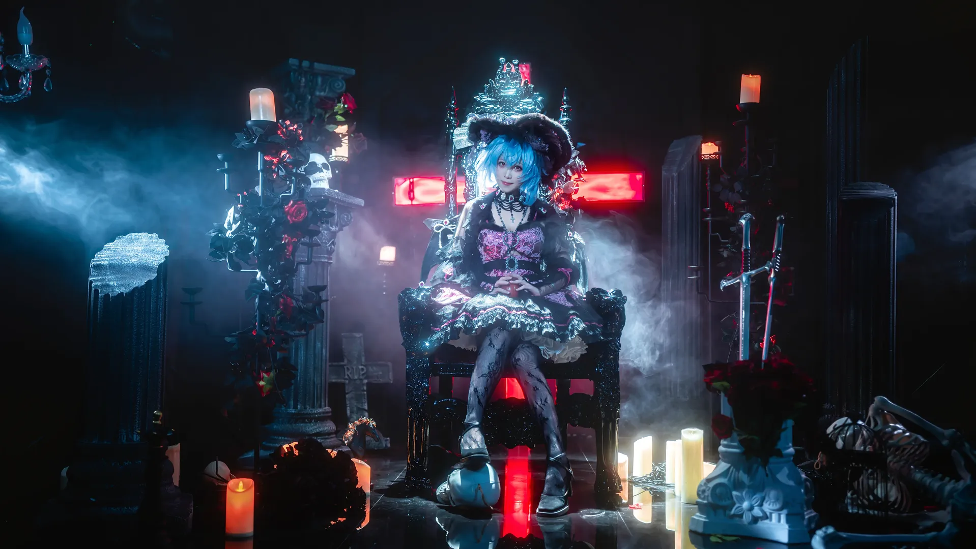 【蕾米莉亚cos】东方project暗黑王座的猩红满月时刻 - 第 9 张
