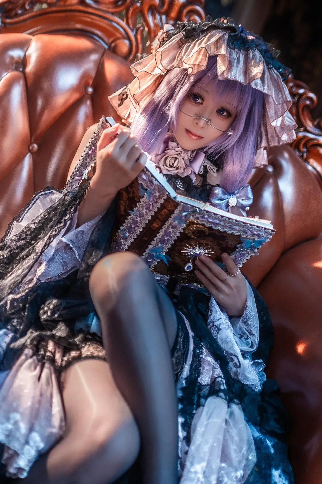 【帕秋莉cos】东方Project的静谧晚读时光 - 第 1 张
