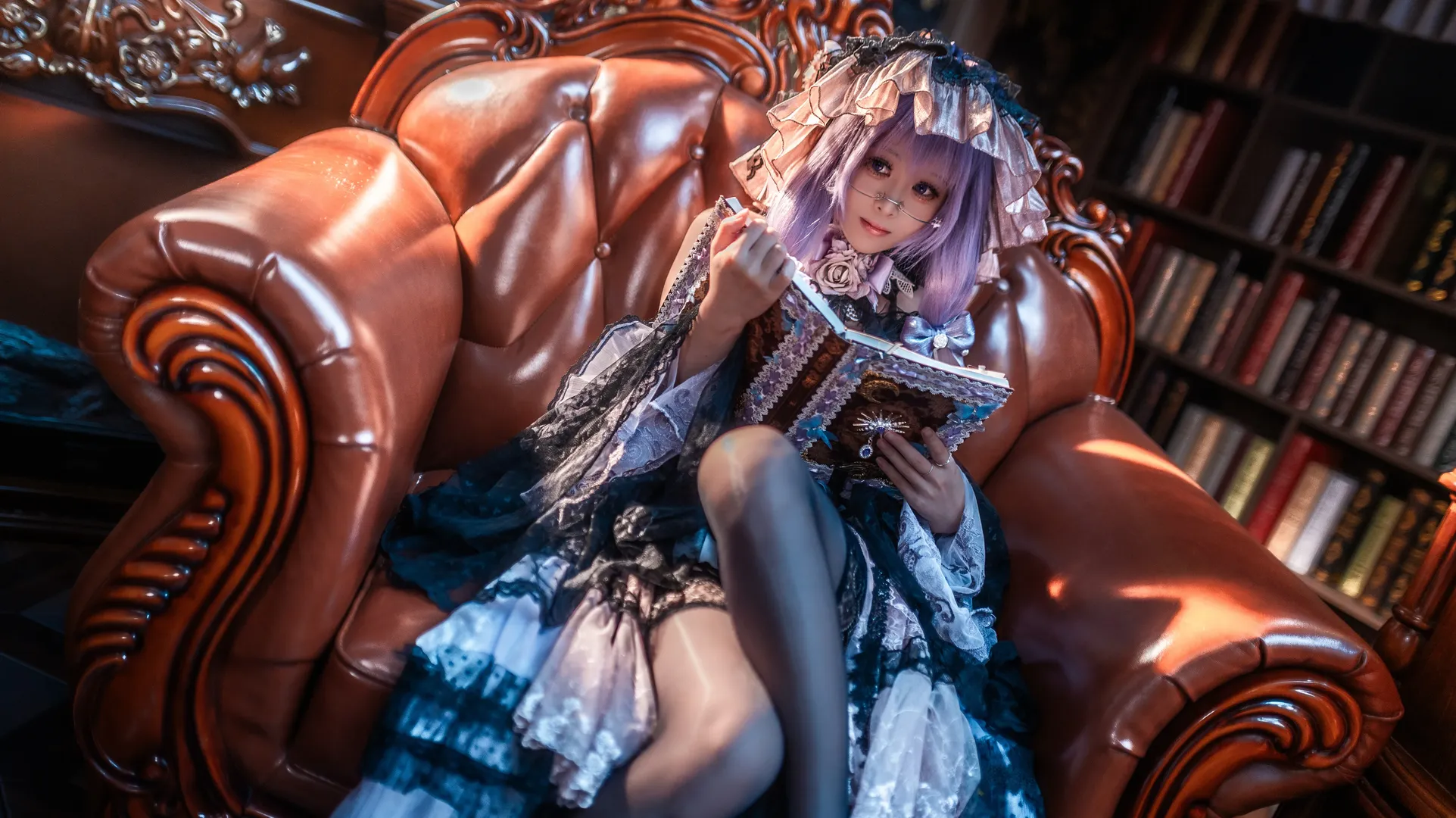【帕秋莉cos】东方Project的静谧晚读时光