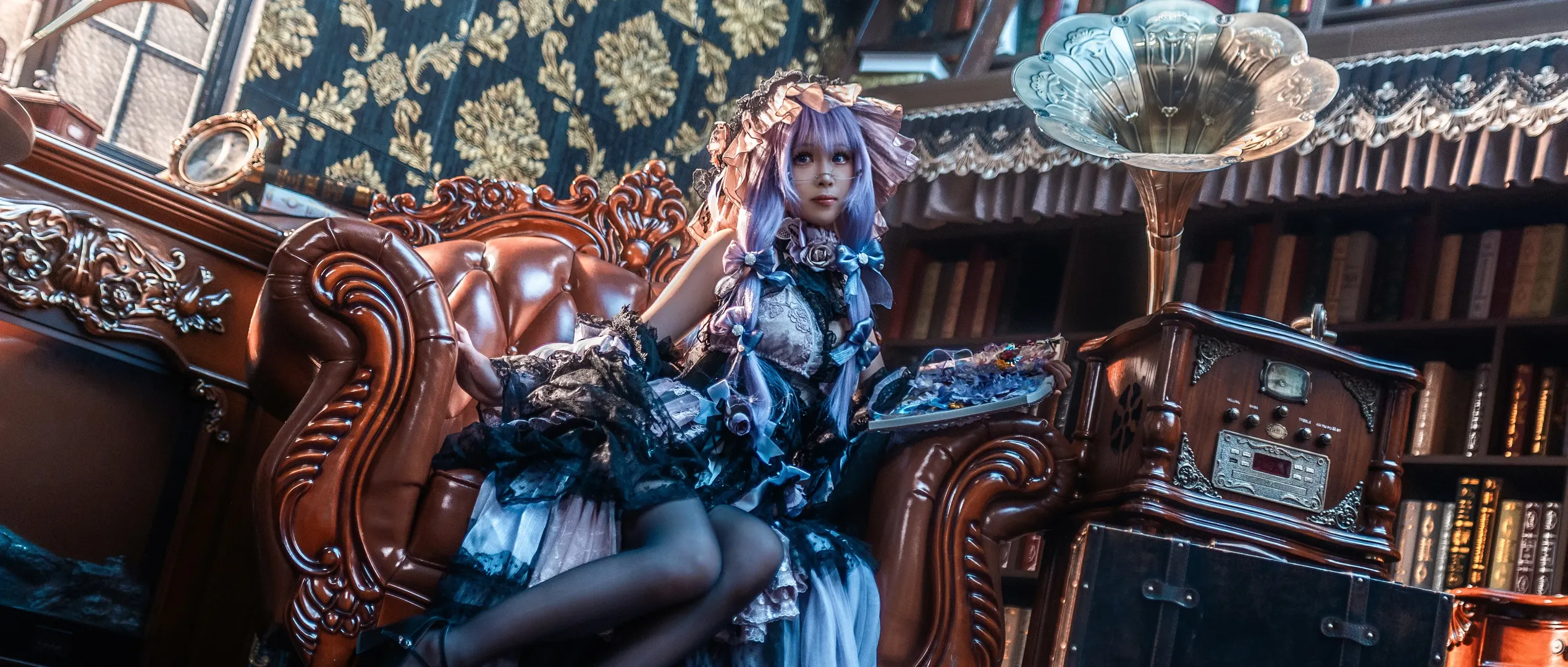 【帕秋莉cos】东方Project的静谧晚读时光 - 第 3 张