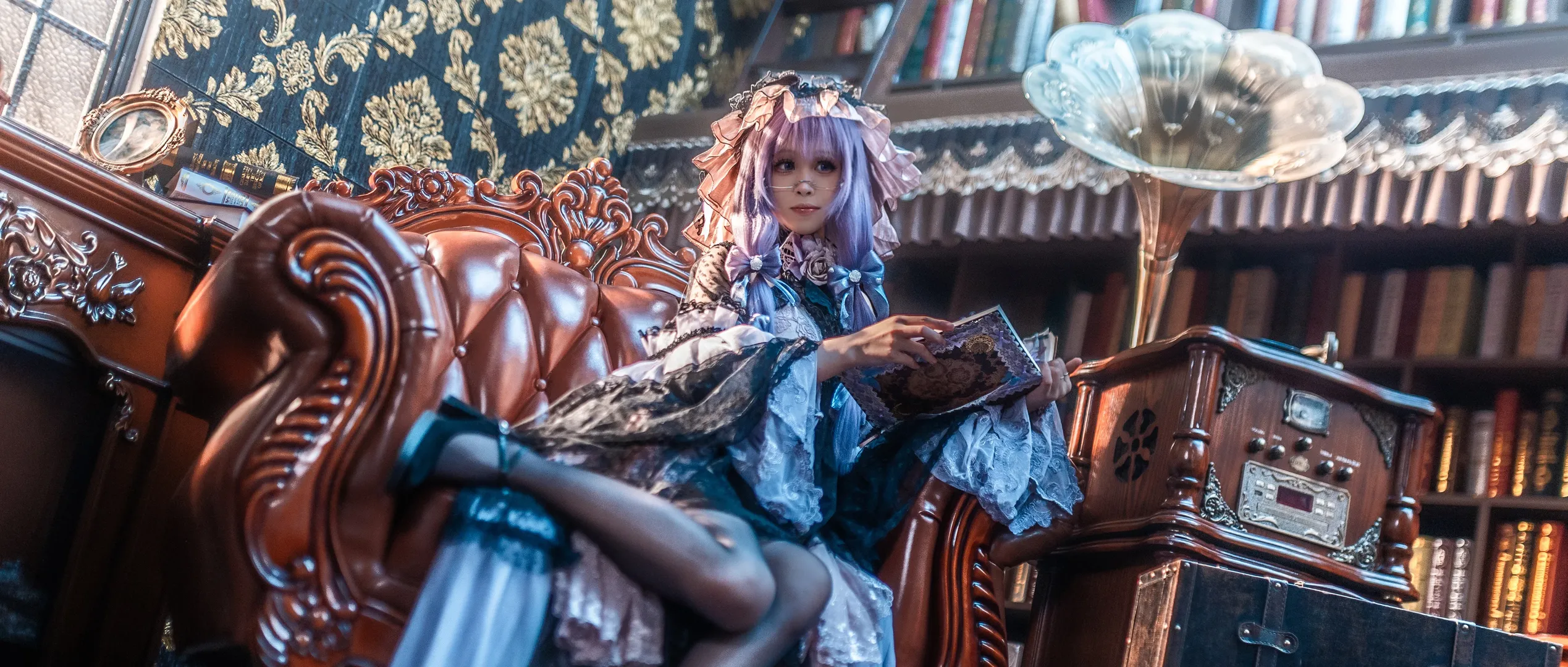 【帕秋莉cos】东方Project的静谧晚读时光 - 第 4 张