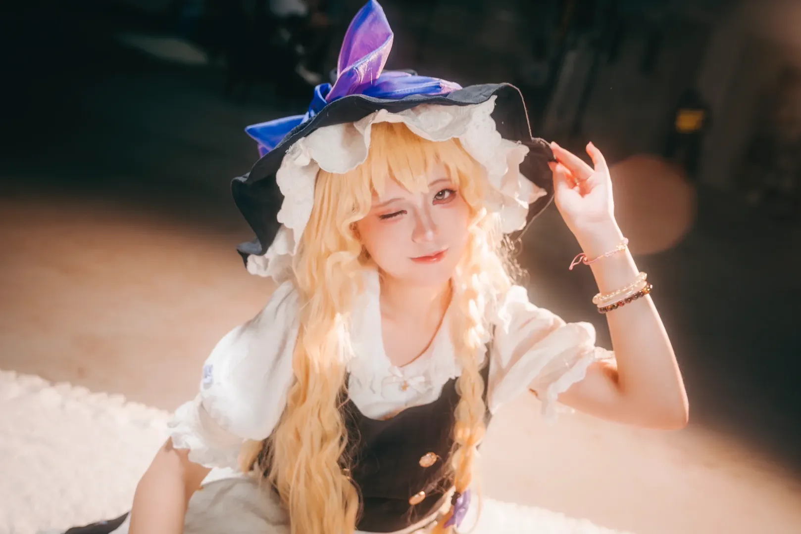 【雾雨魔理沙cos】东方project魔法使的逆光瞬间 - 第 1 张