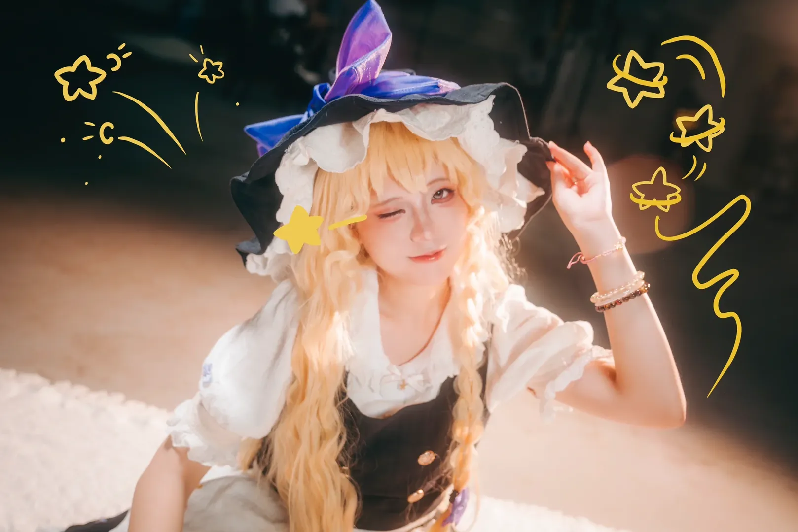 【雾雨魔理沙cos】东方project魔法使的逆光瞬间 - 第 2 张