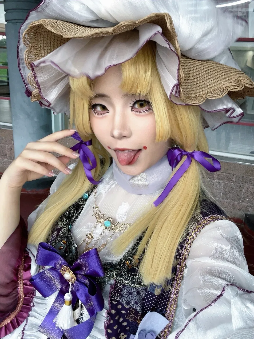 【泄矢诹访子cos】东方Project的青蛙子夏日草帽造型 - 第 2 张