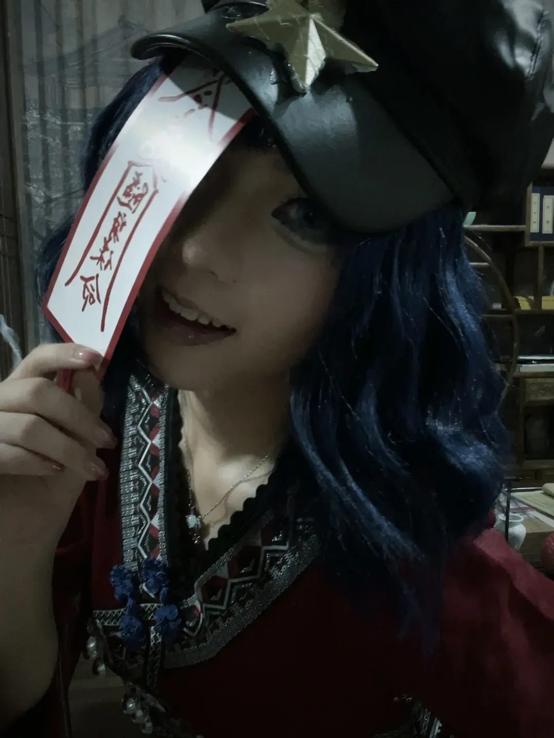 【宫古芳香cos】东方project里的僵尸少女，中式符咒暗黑演绎 - 第 2 张