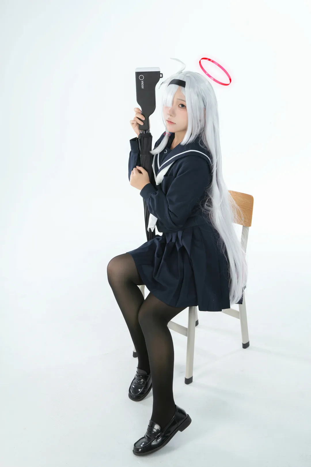 【普拉娜cos】蔚蓝档案里的纯白光影和疲惫日常 - 第 1 张