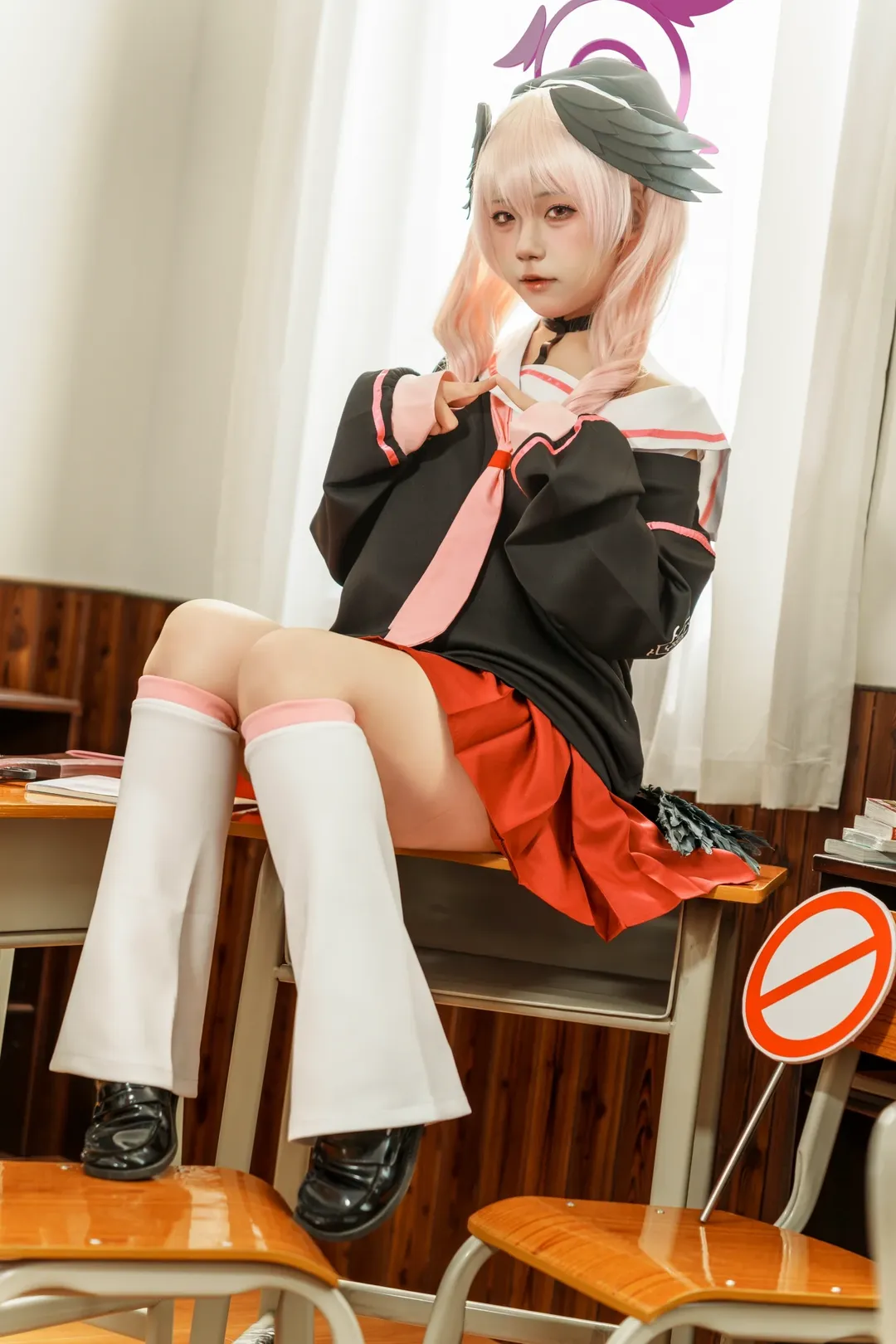 【下江小春cos】蔚蓝档案风纪委员的教室日常