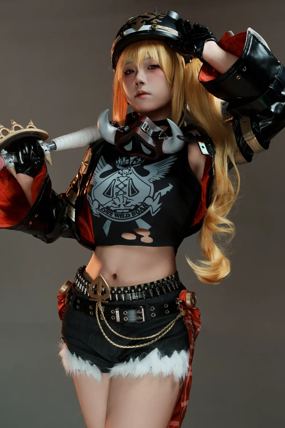 【露西cos】绝区零里狂野的野猪机车少女