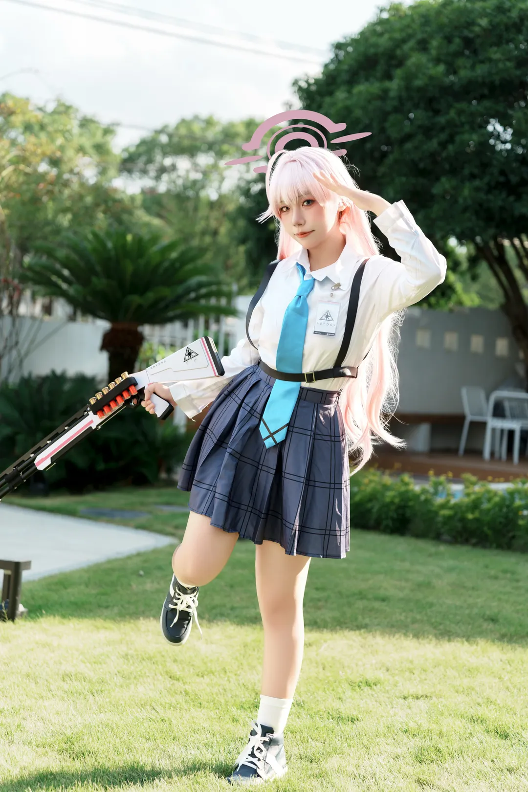 【小鸟游星野cos】蔚蓝档案的午后，阳光与枪械的日常