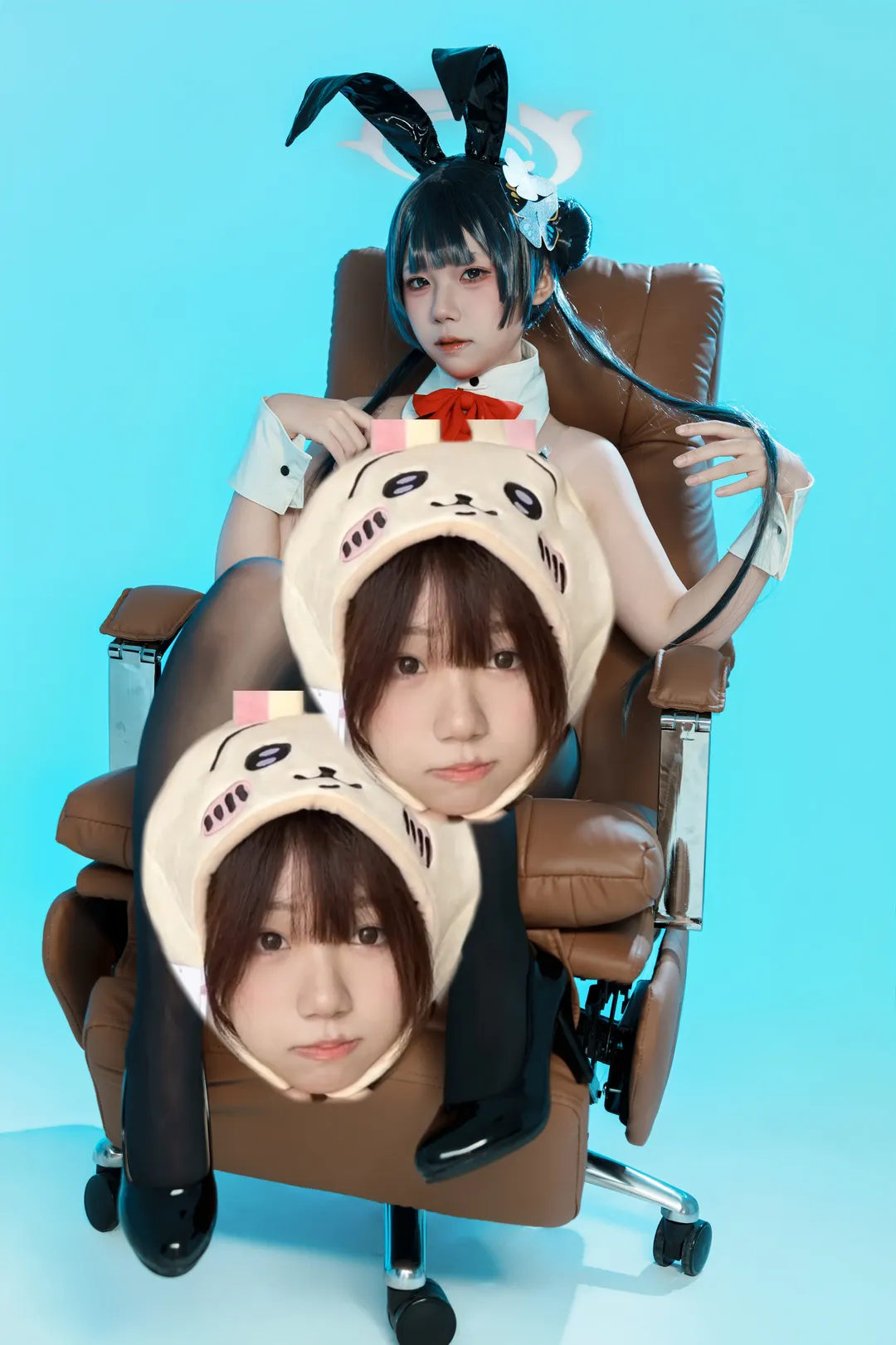 【妃咲cos】蔚蓝档案门主大人的兔女郎造型