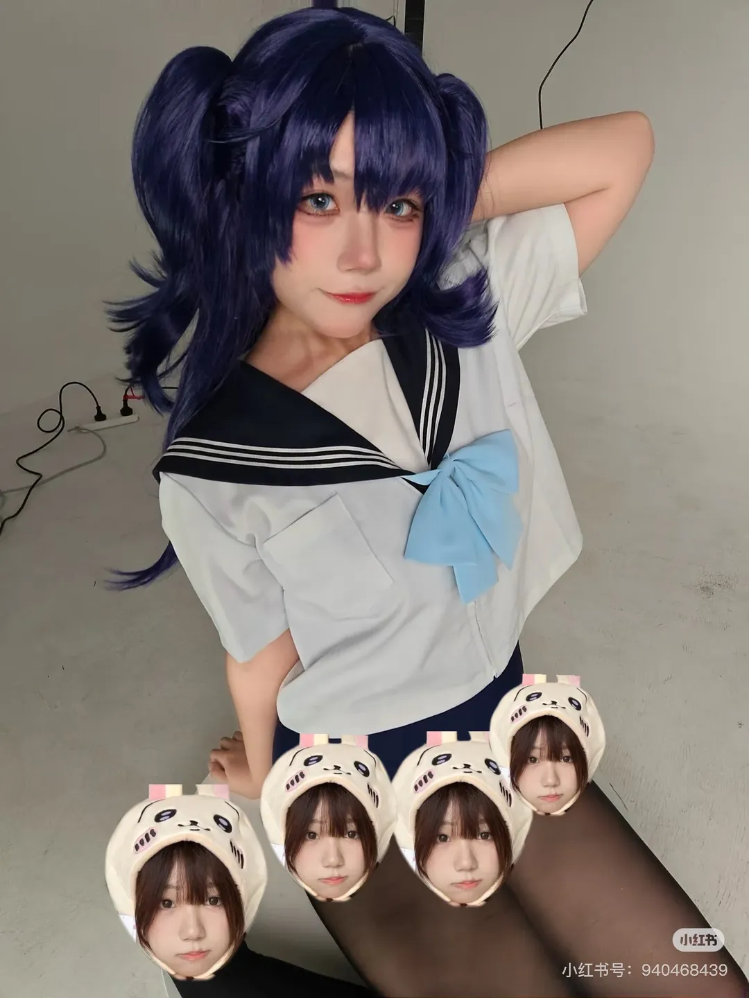 【早濑优香cos】蔚蓝档案经典水手服造型出镜分享