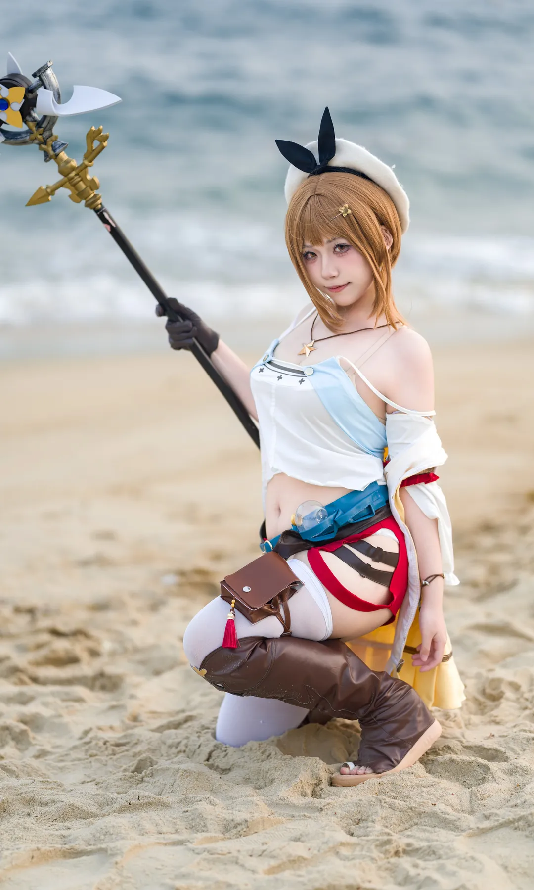 【莱莎cos】海风与沙滩，莱莎的炼金工房肉腿拍摄心得 - 第 1 张