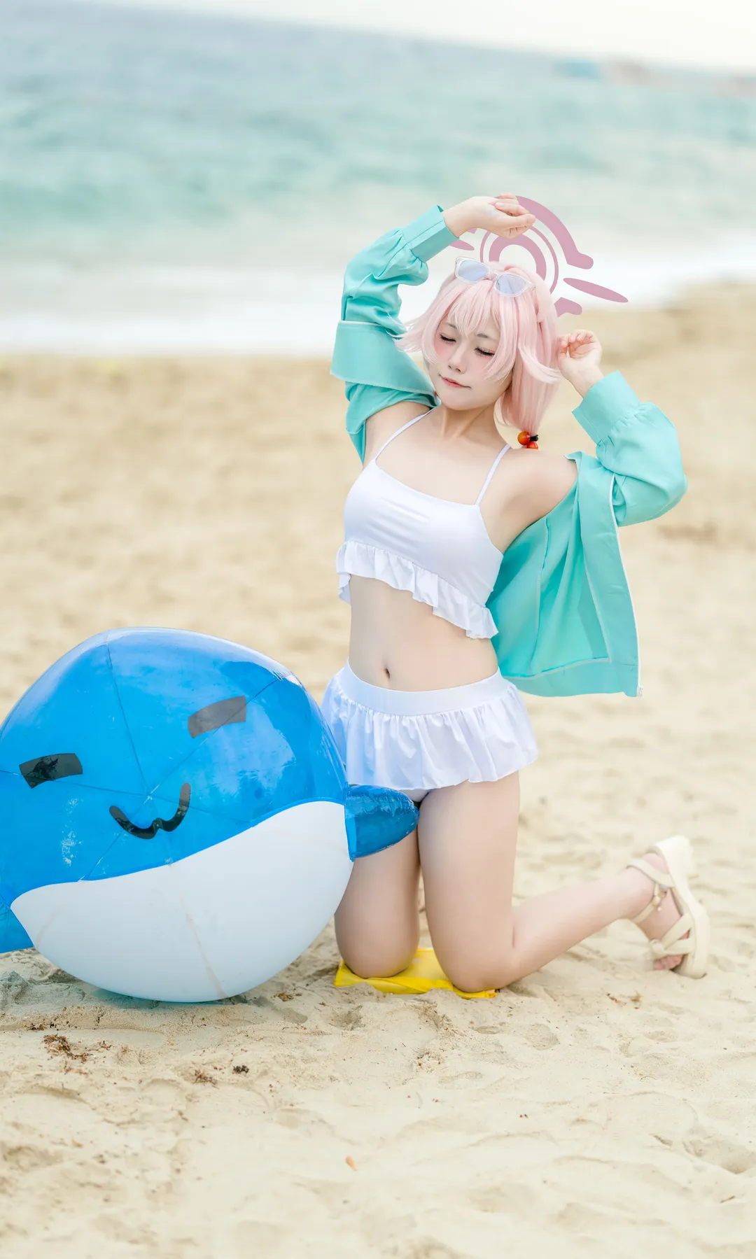 【小鸟游星野cos】蔚蓝档案的海边假期，一定要注意安全哦