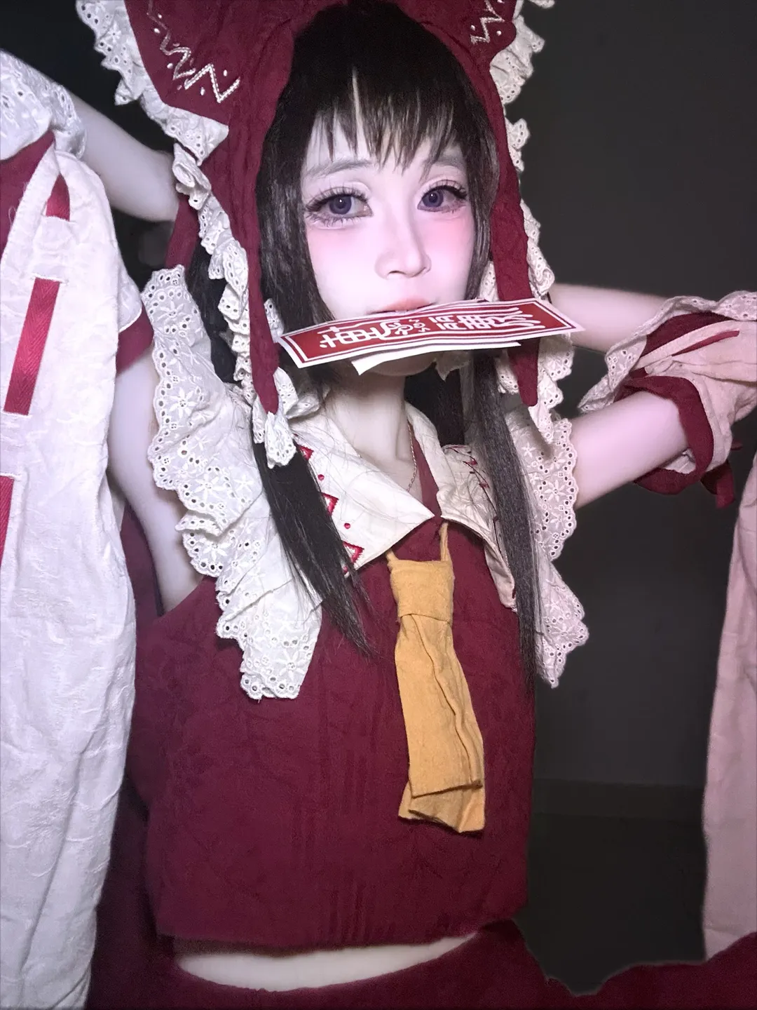 【博麗霊夢コスプレ】『東方Project』紅白の巫女服スタイル撮影ディテール紹介 - 6 枚目