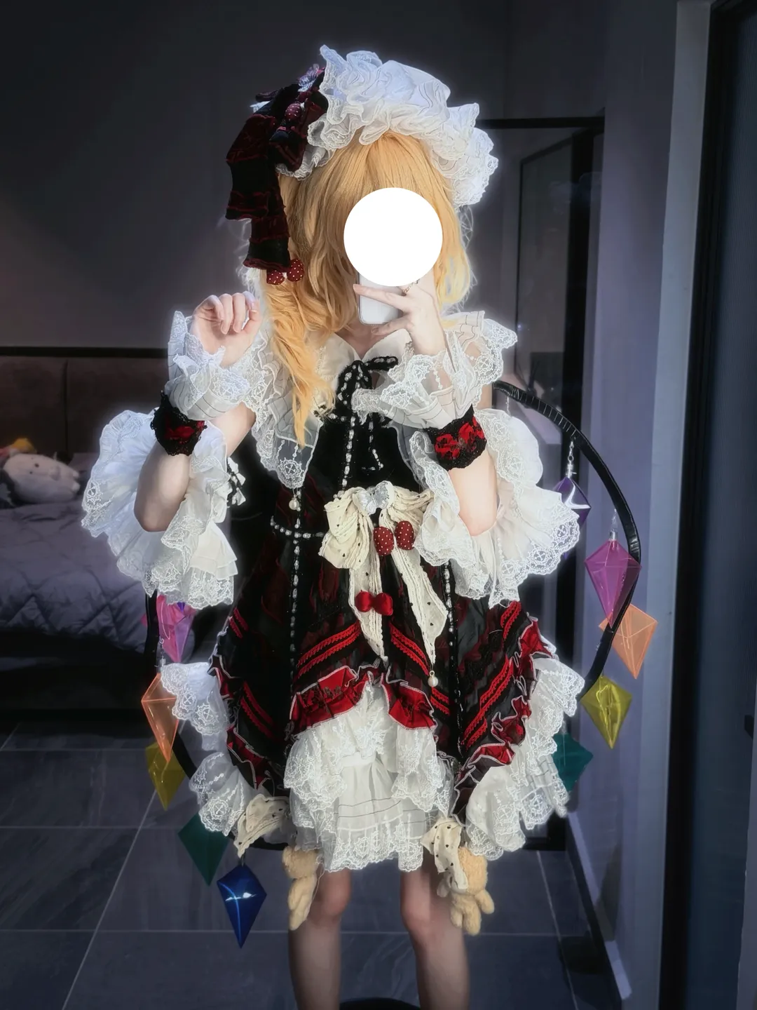 【芙兰朵露cos】东方Project的恶魔妹妹，没穿裙撑也很萌