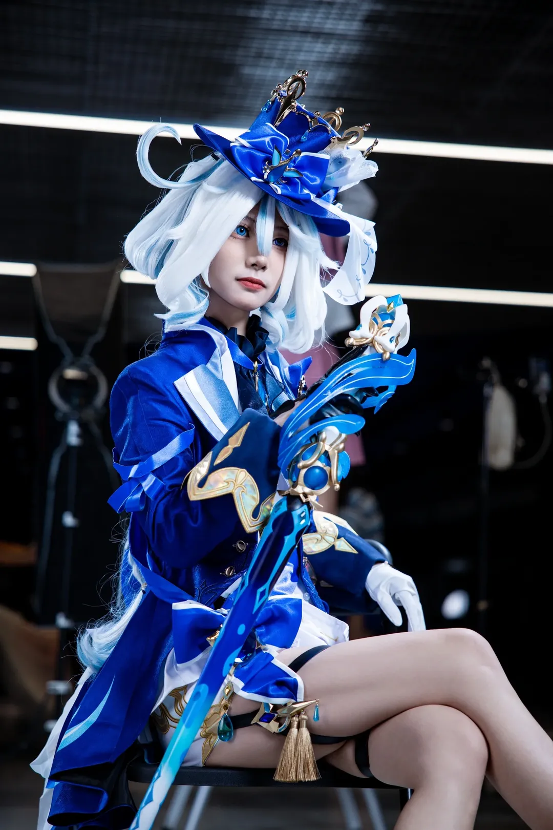 【フリーナ コスプレ】水神の姿でフォンテーヌを統御する、イベント写真共有 - 9 枚目